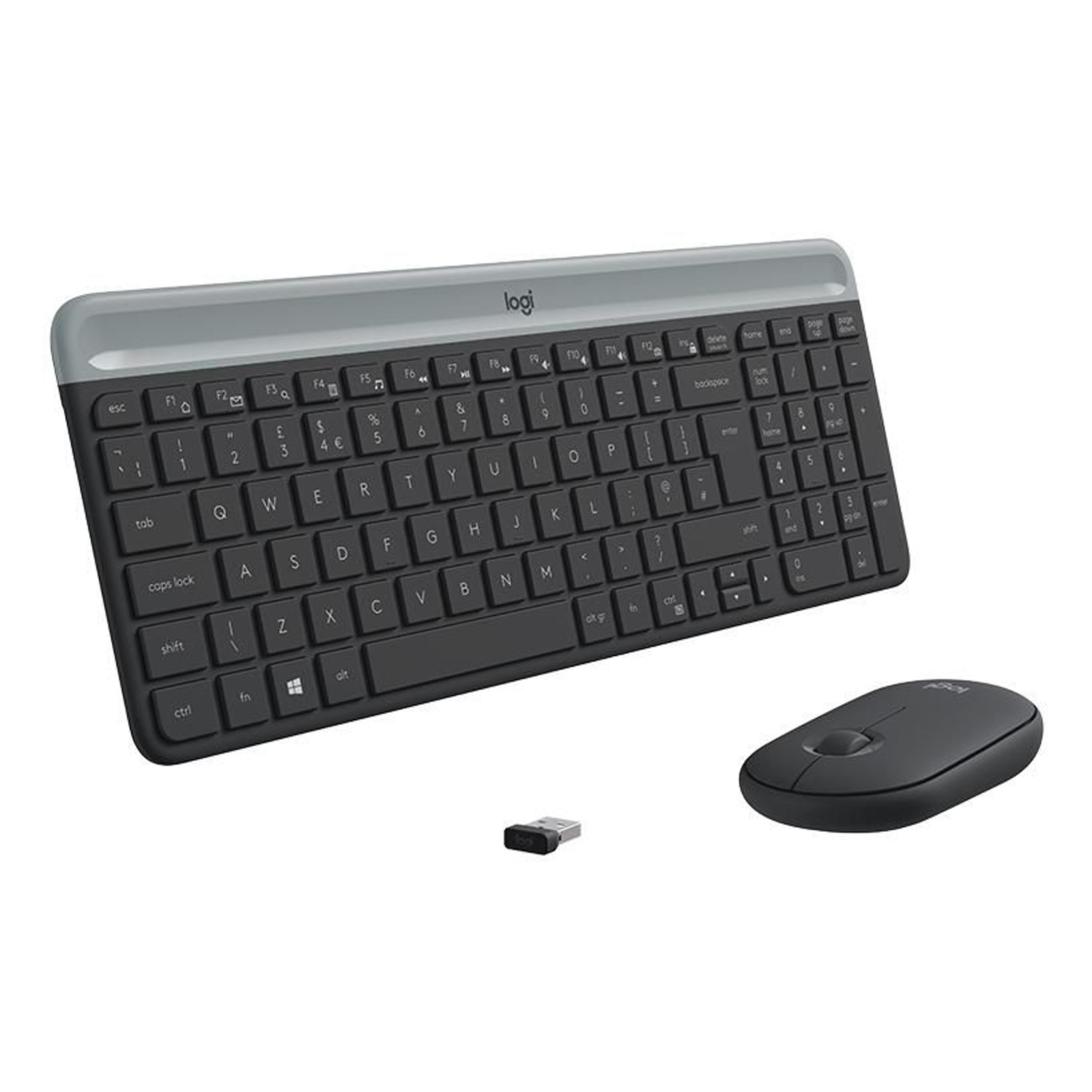 Logitech MK470 RF Wireless QWERTZ Graphite Mouse Included