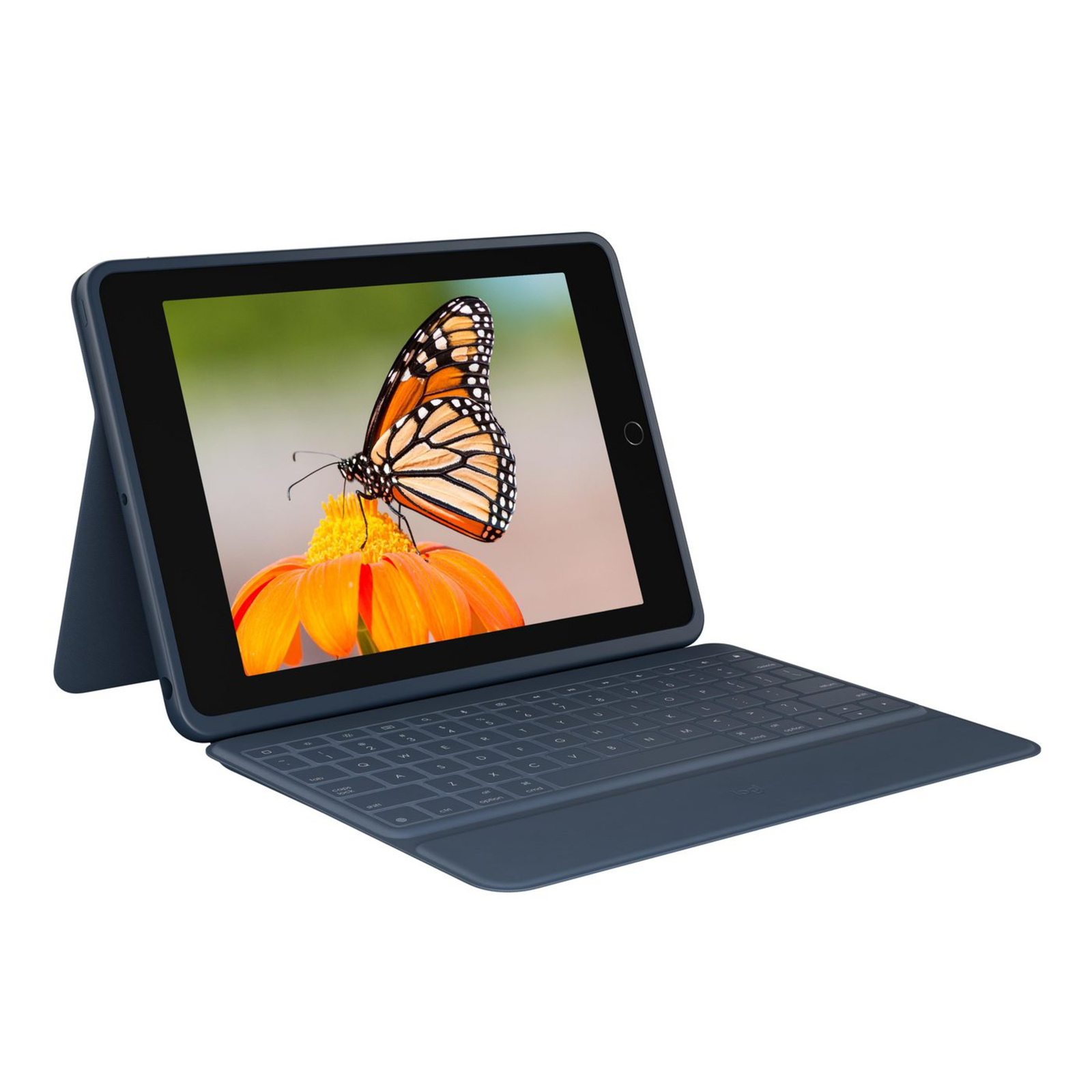 Logitech Rugged Combo 3 CLASSIC BLUE Keyboard Predection Case for IPad