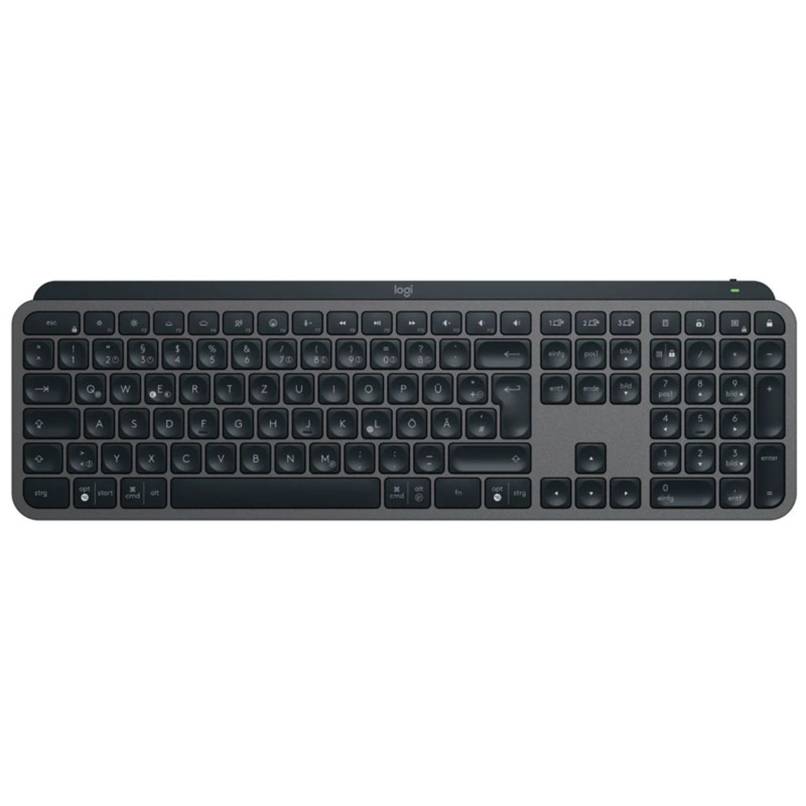Logitech MX Keys S Keyboard Backlit Wireless QWERTZ