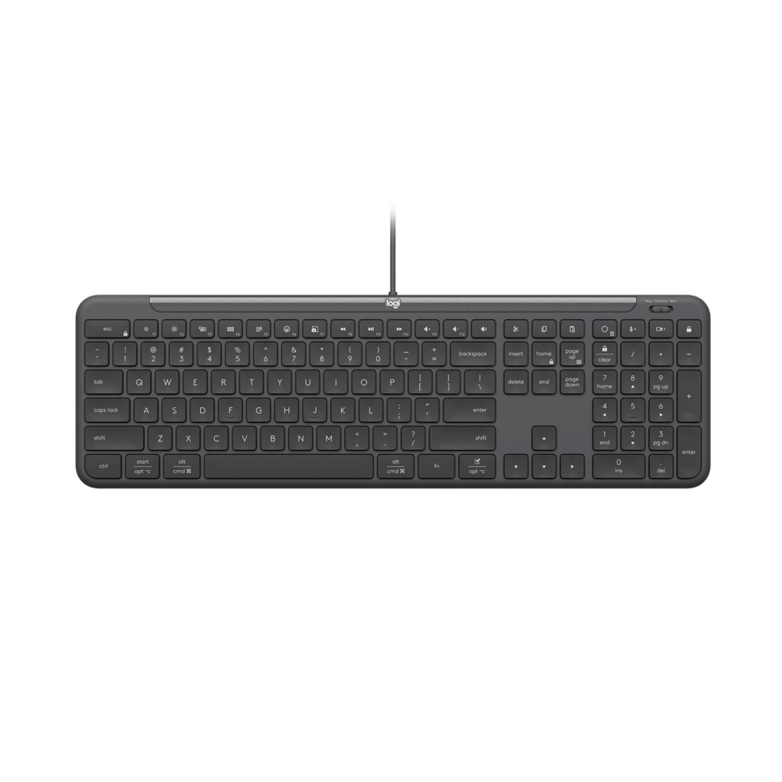 Logitech Signature Slim K620 for Business Graphite Wired German 920-013327