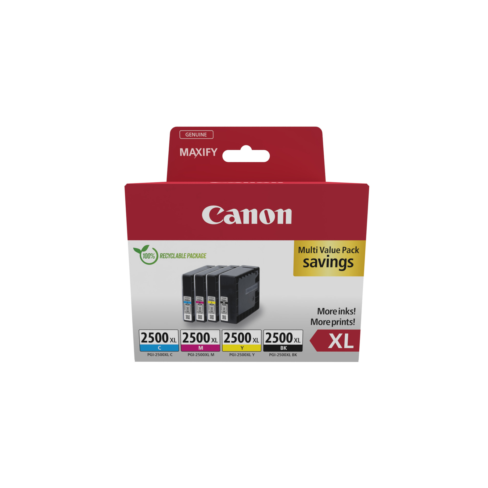 Canon Cartridge PGI-2500XL 4-pack Black + Colour