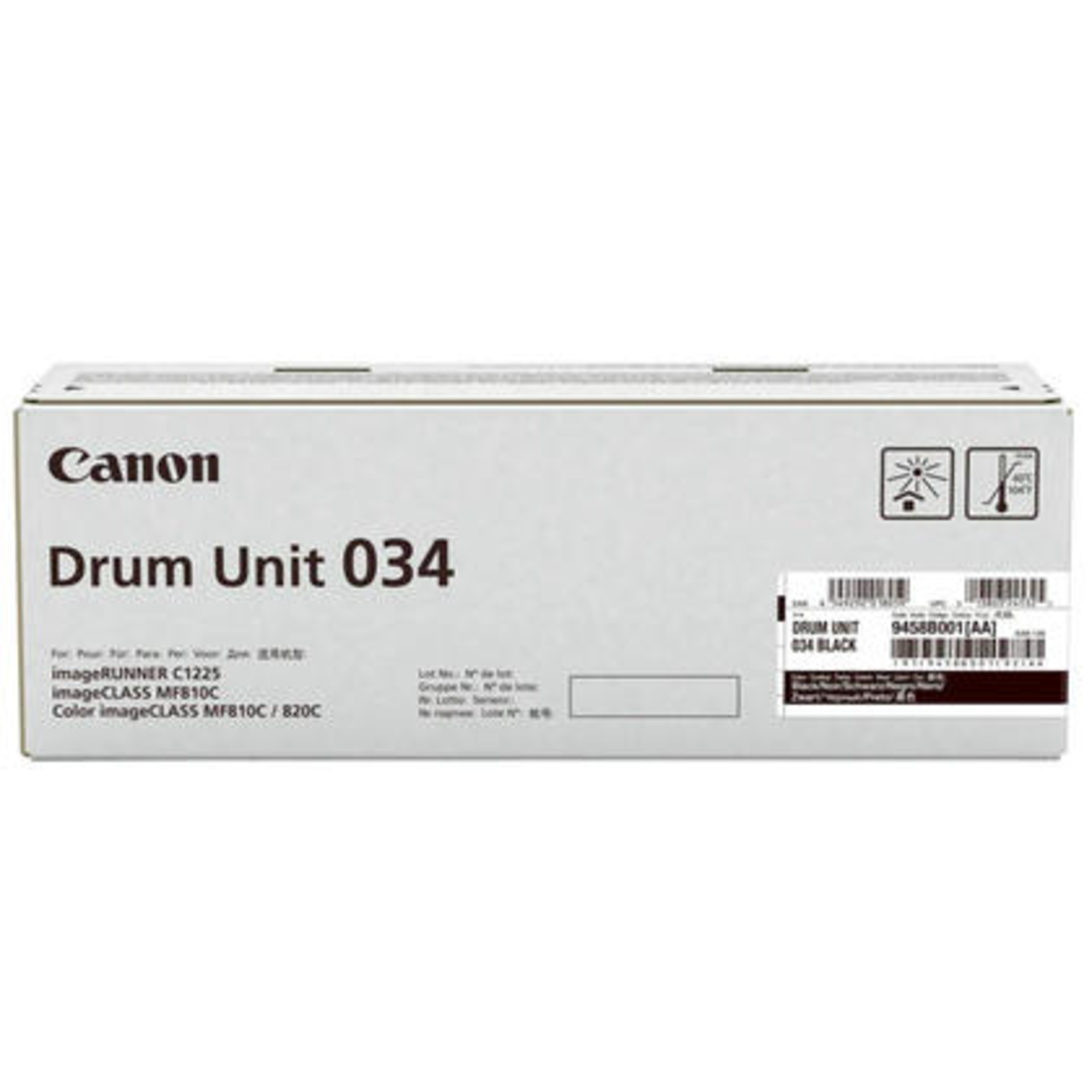 Canon Photoconductor Drum Black EXV034B 9458B001
