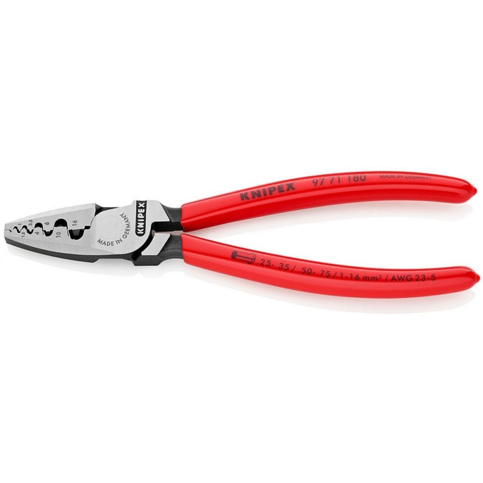 KNIPEX KN 97 71 180 Crimping Pliers Mm Ferrules