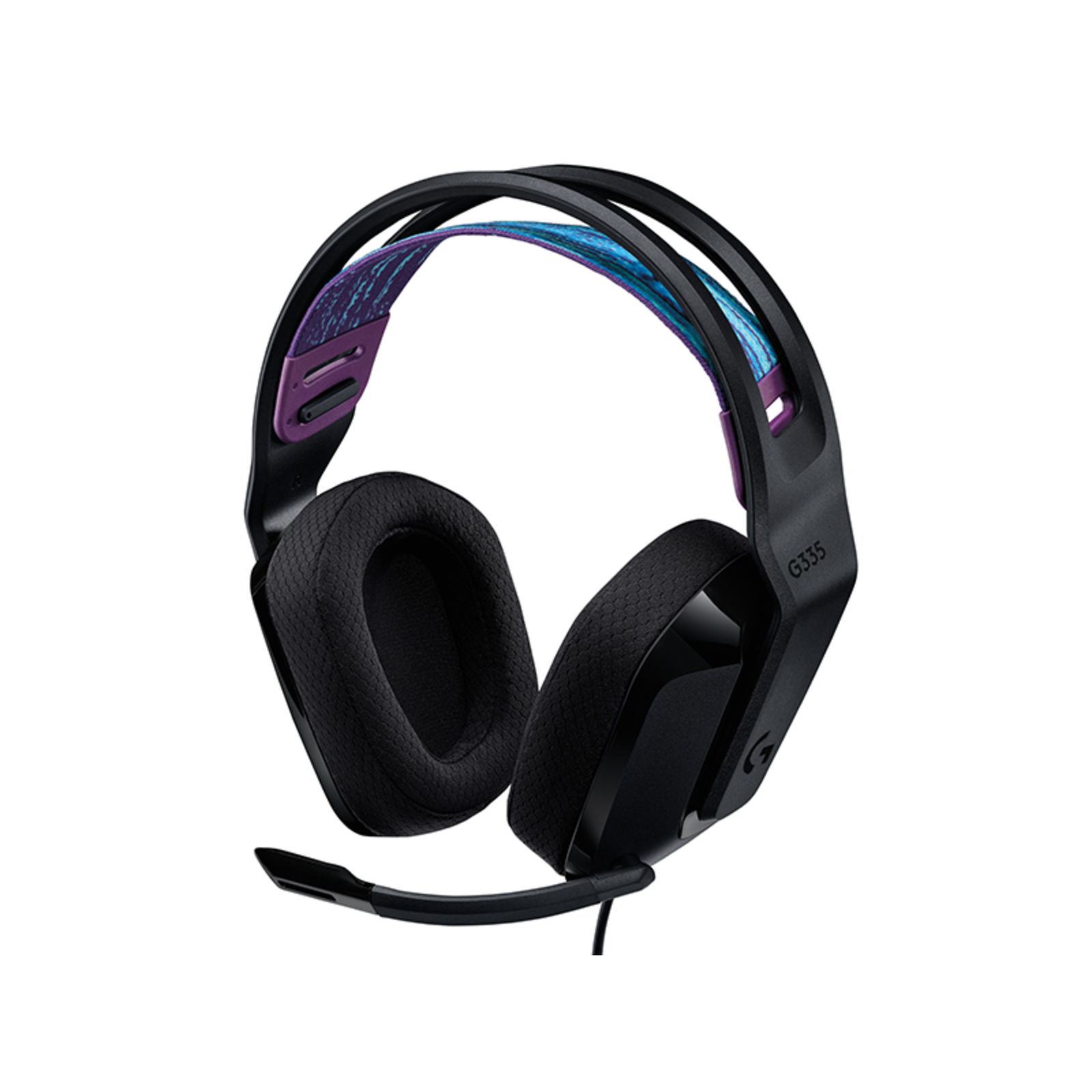 LogitechgG335 Wired Gaming Headset Cabling Black