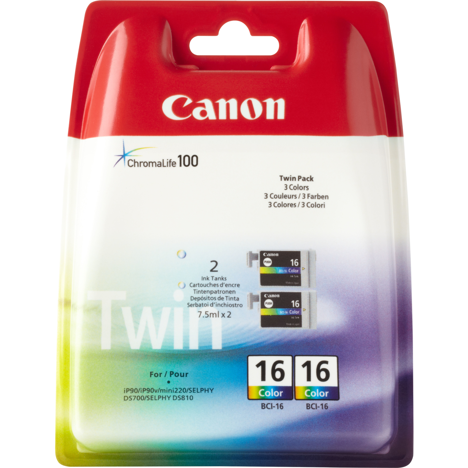 Canon BCI-16 2-pack Yellow cyan magenta