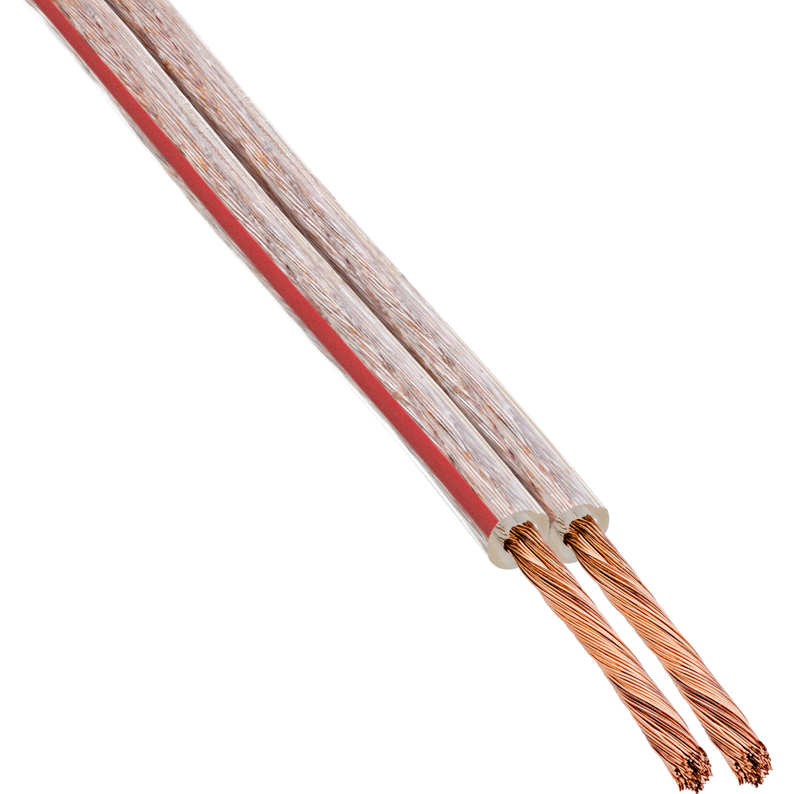 InLine Speaker Cable 2x 2.5mm CCA transparent 50m