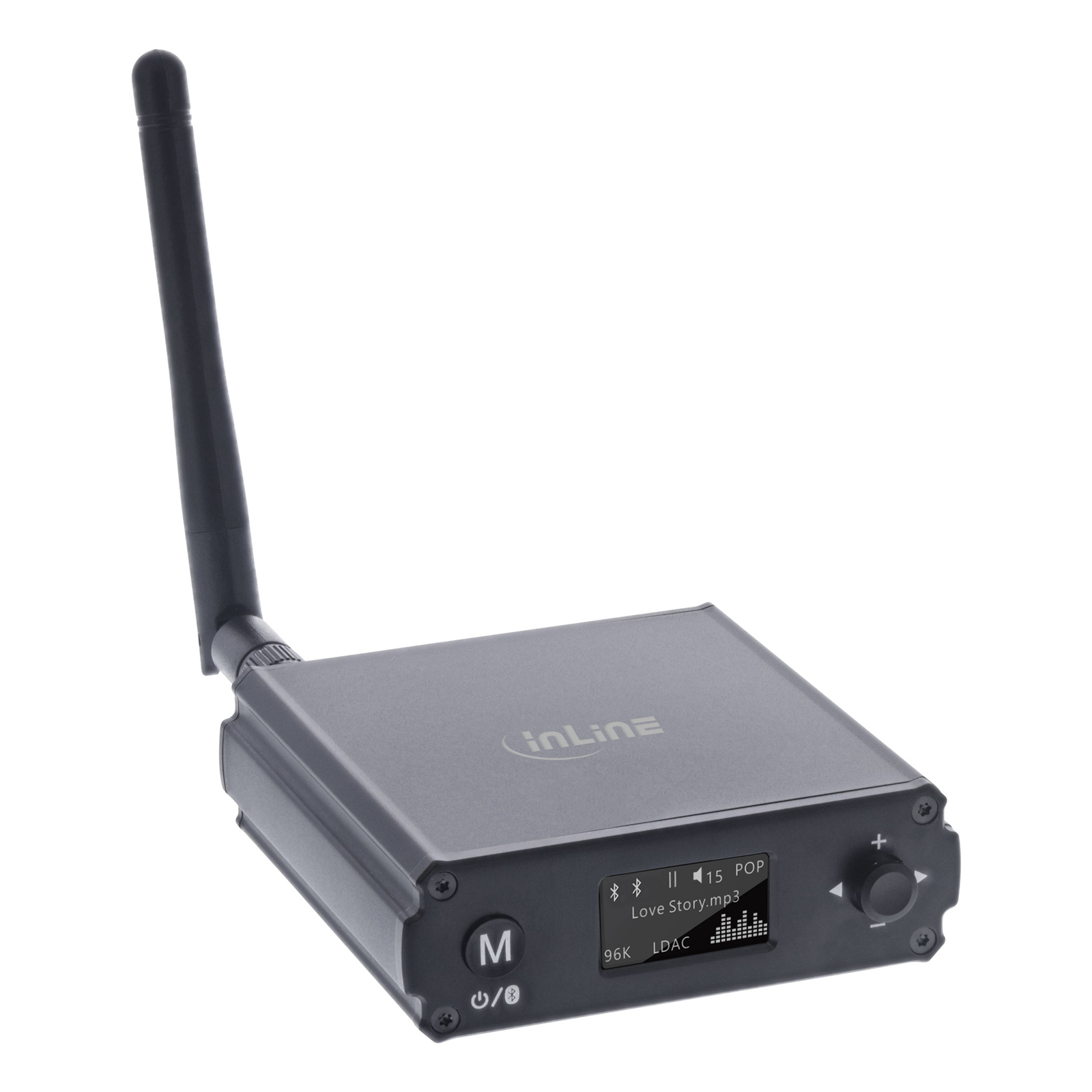 InLine Bluetooth 5.1 HiFi Receiver And USB DAC with LCD