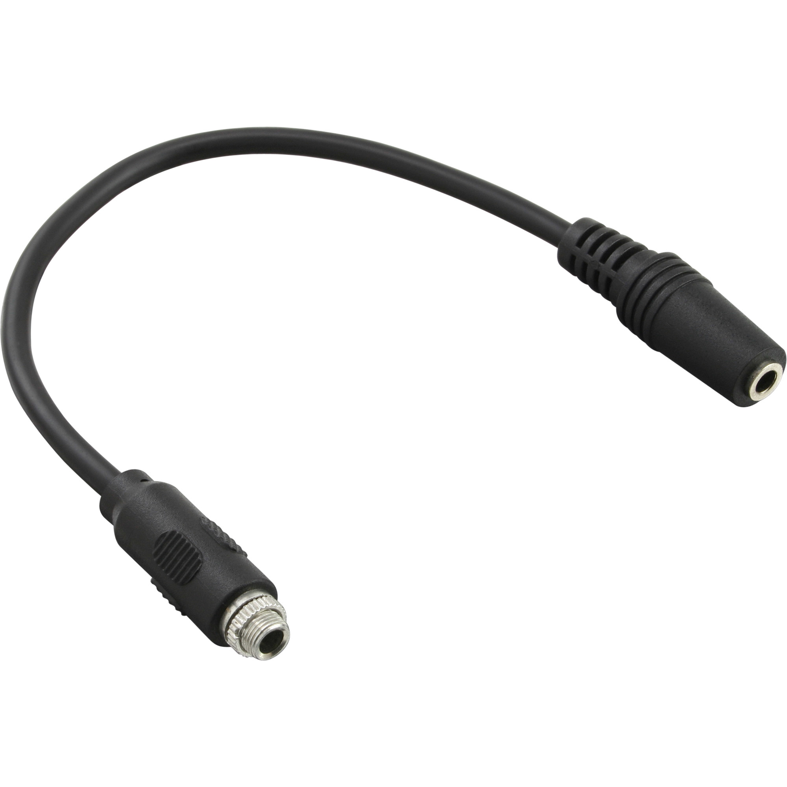InLine Audio Adapter Cable for Installation 1x with Thread 3.5mm Stereo BU-BU 0.2m