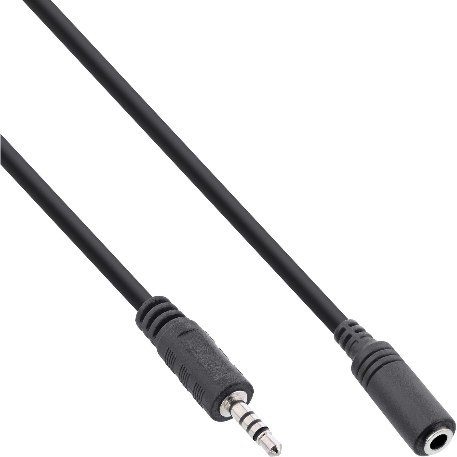 InLine Jack Adapter Cable 4-pin 2.5mm Plug -gt 4-pin 3.5mm Socket 5m