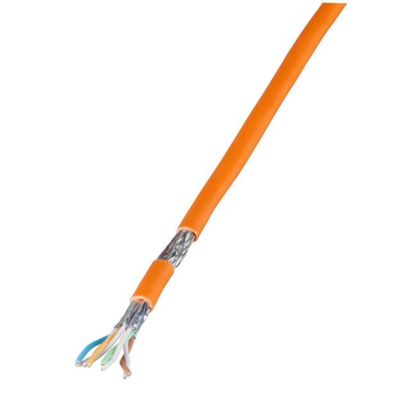 EFB Elektronik INFRALAN Cat.7 1000 AWG23 S/FTP 4P CPR Eca orange 250 M