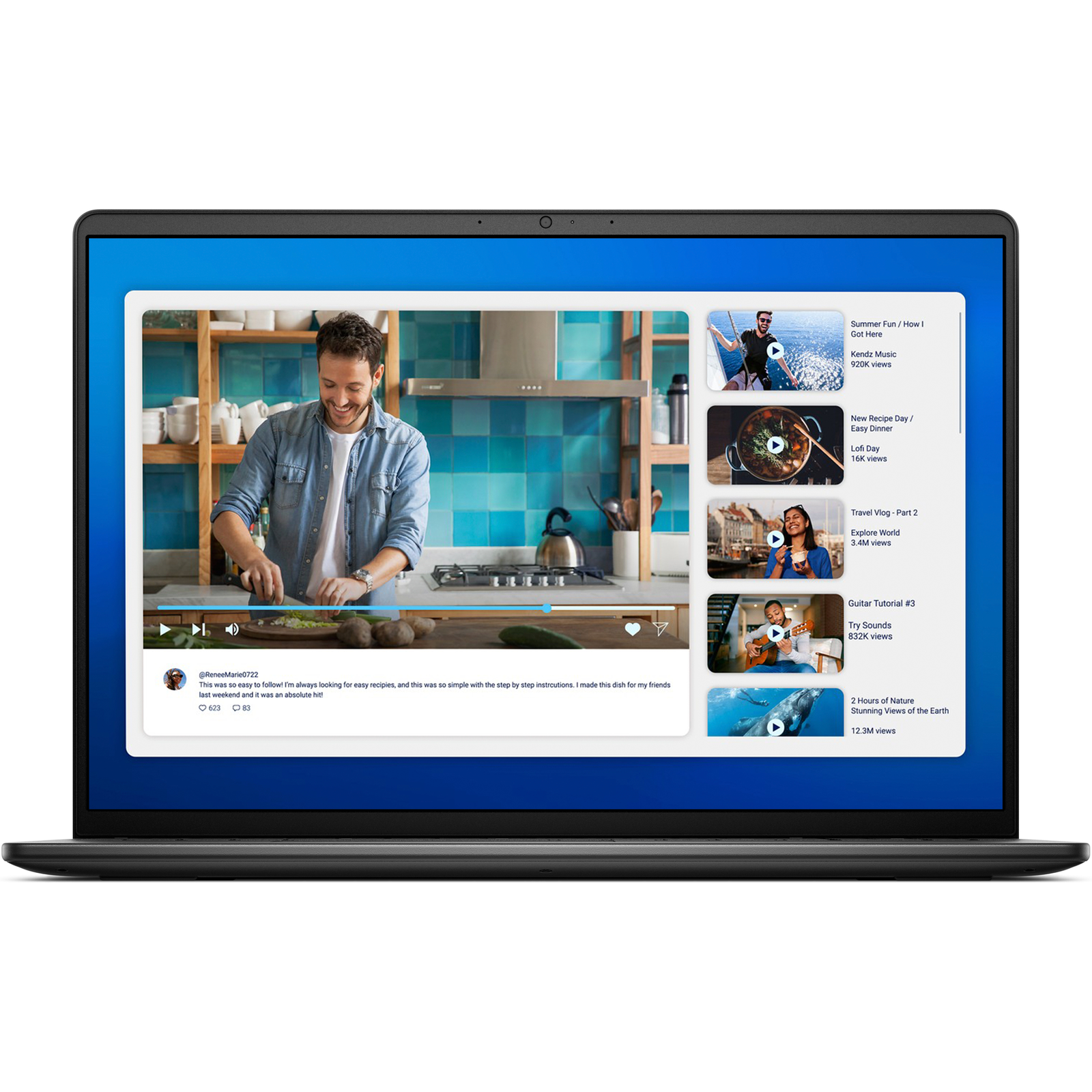 Dell 16 DC16250 5 120U 1.4 GHz Win 11 Pro Intel Graphics 16GB RAM 1TB SSD NVMe 40.646cm 16inch
