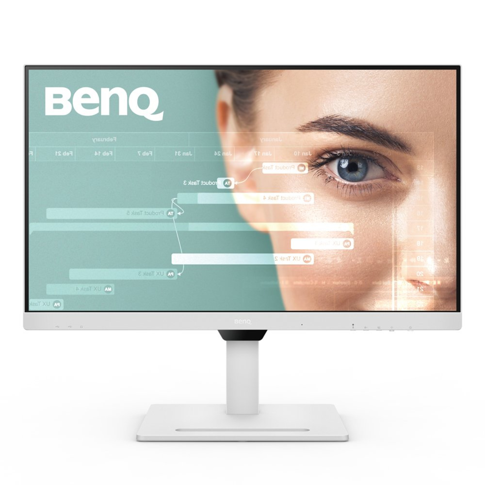 BenQ GW2790QT Office Monitor QHD- IPS- USB-C Height Adjustment- Pivot