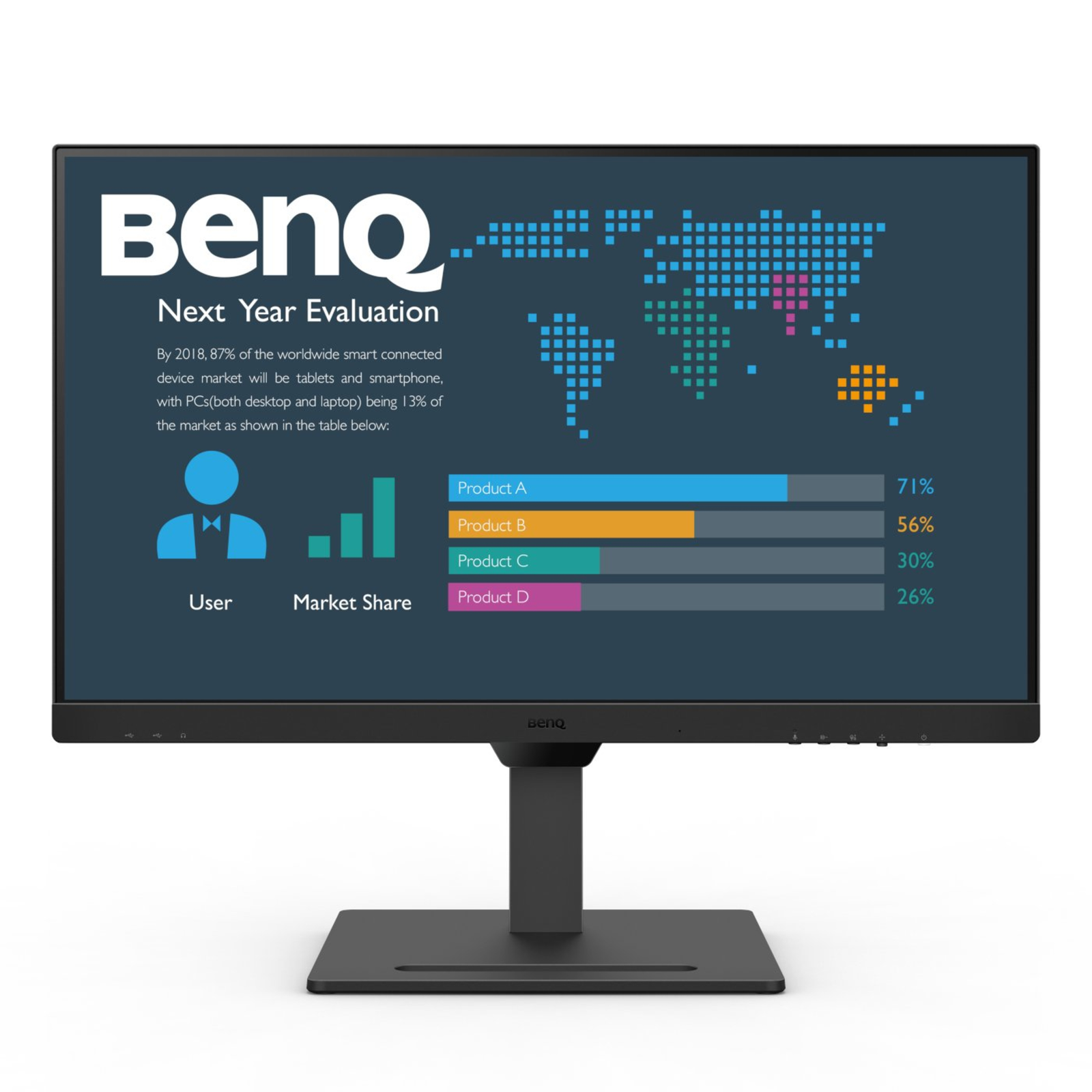 BenQ GW2790QT Business Monitor WQHD HDMI-,USB-C-cable