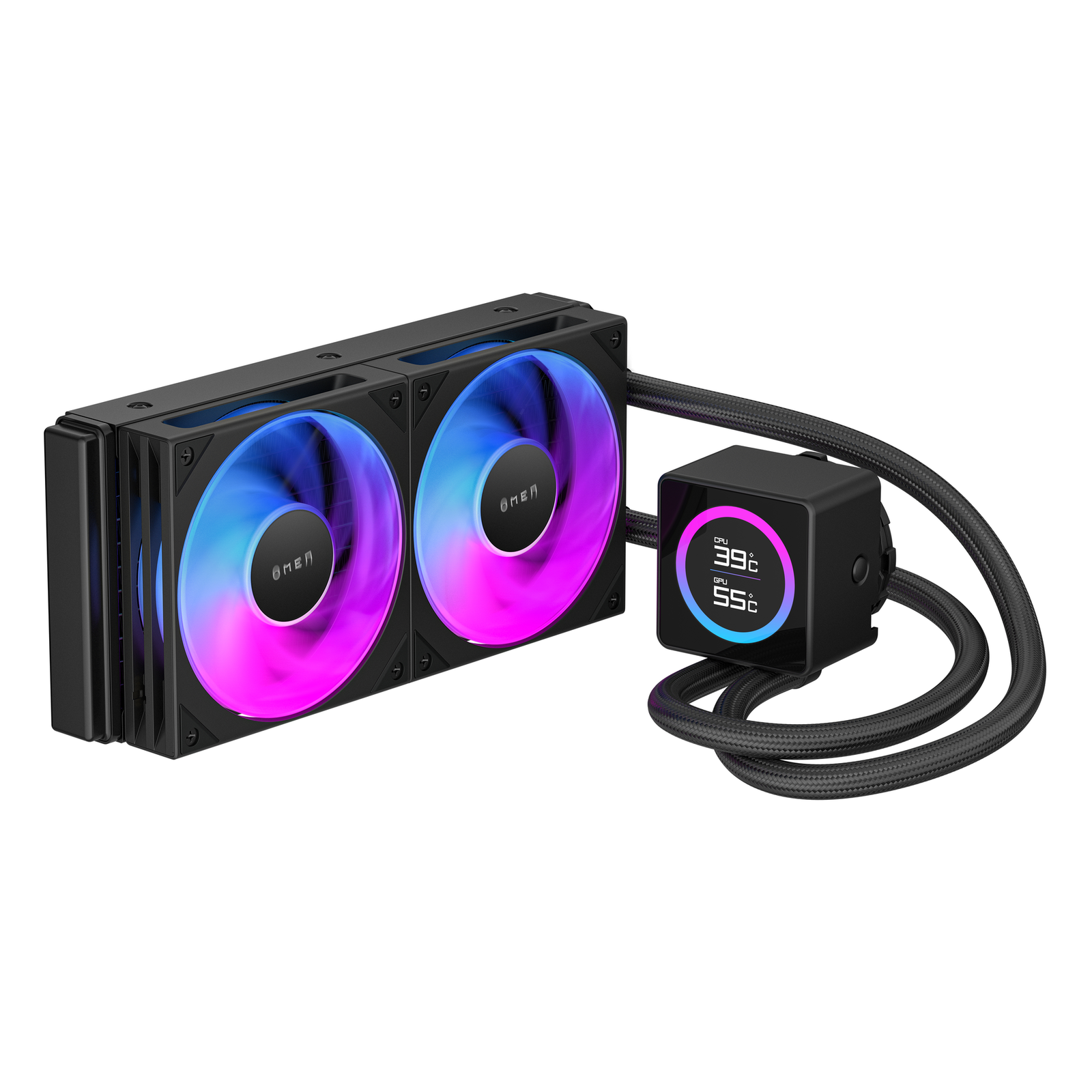 HPI OMEN Modular 240mm LCD Black AiO Water Cooling