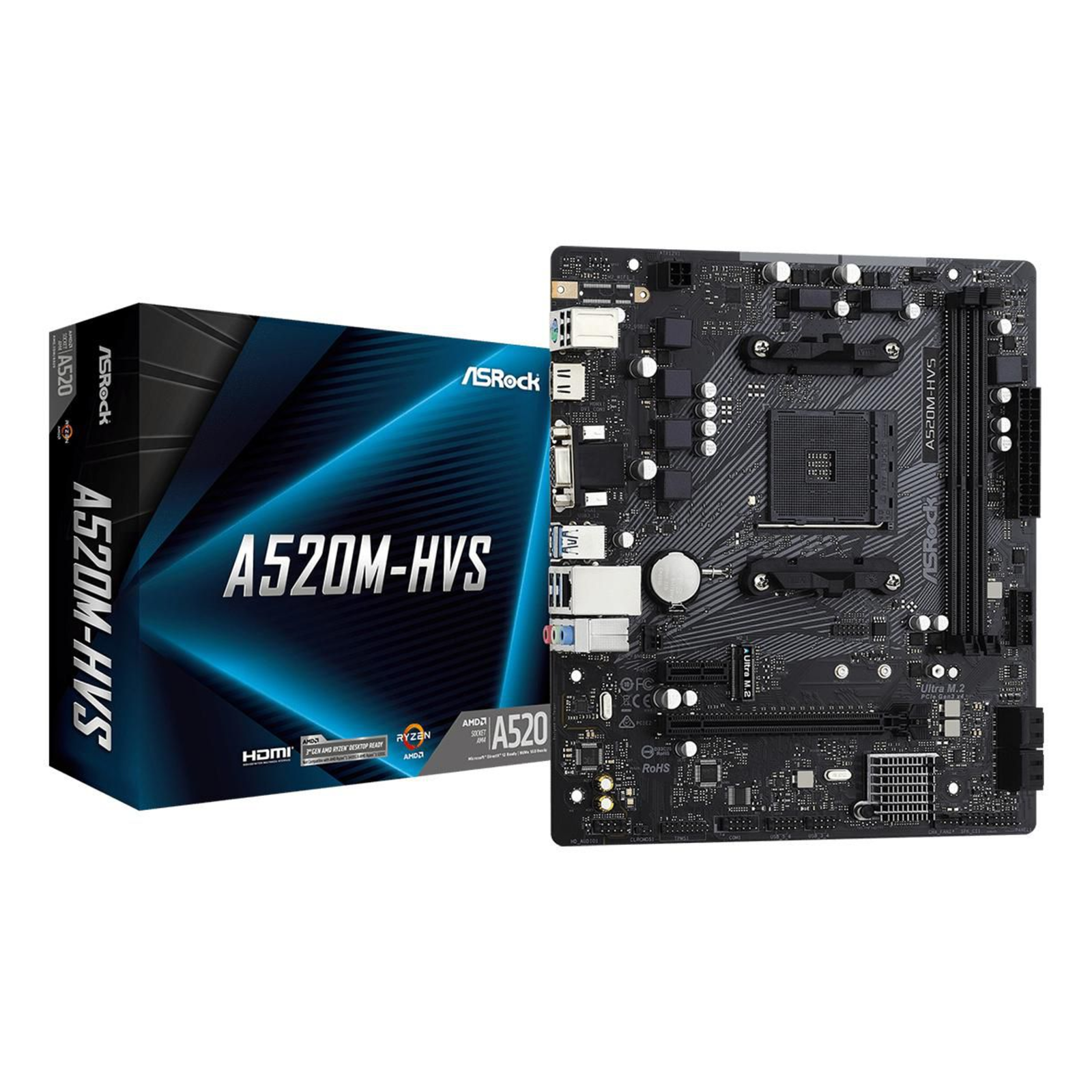 ASRock A520M-HVS Motherboard