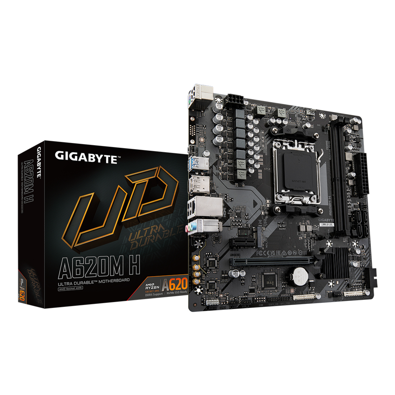 GIGABYTE A620M H A620,AM5,mATX,DDR5