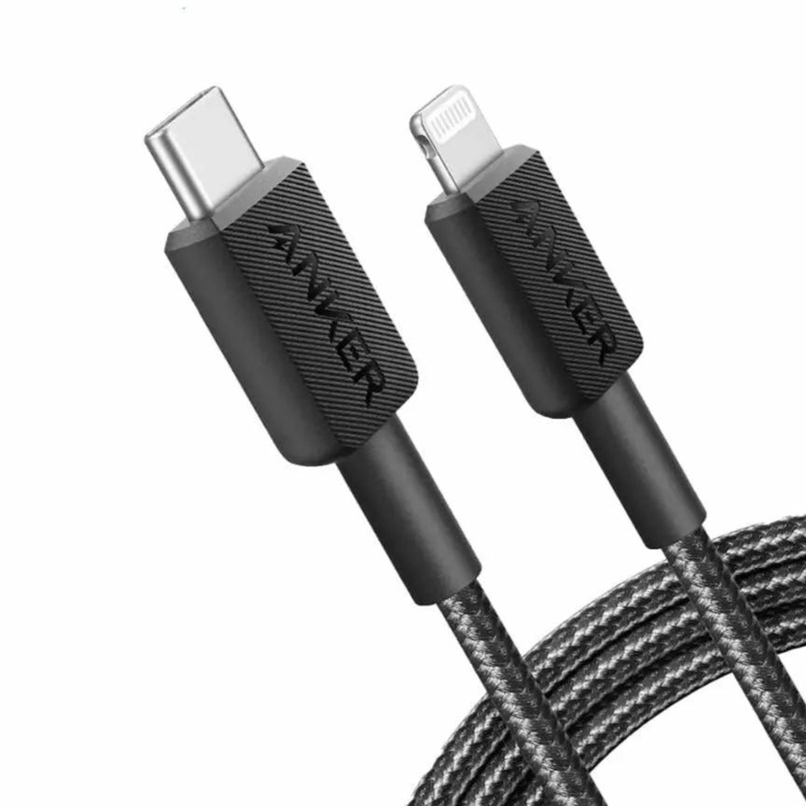 Anker Cable USB 322 USB-C to LGT Cable Nylon 0.9M Black