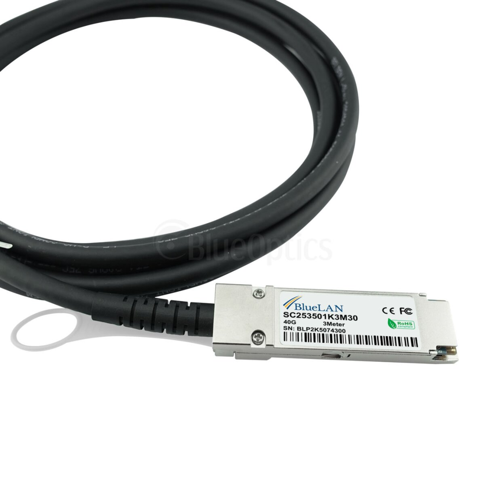 BlueOptics Avaya AA1404036-E6 Compatible BlueLAN QSFP DAC SC253501K5M26