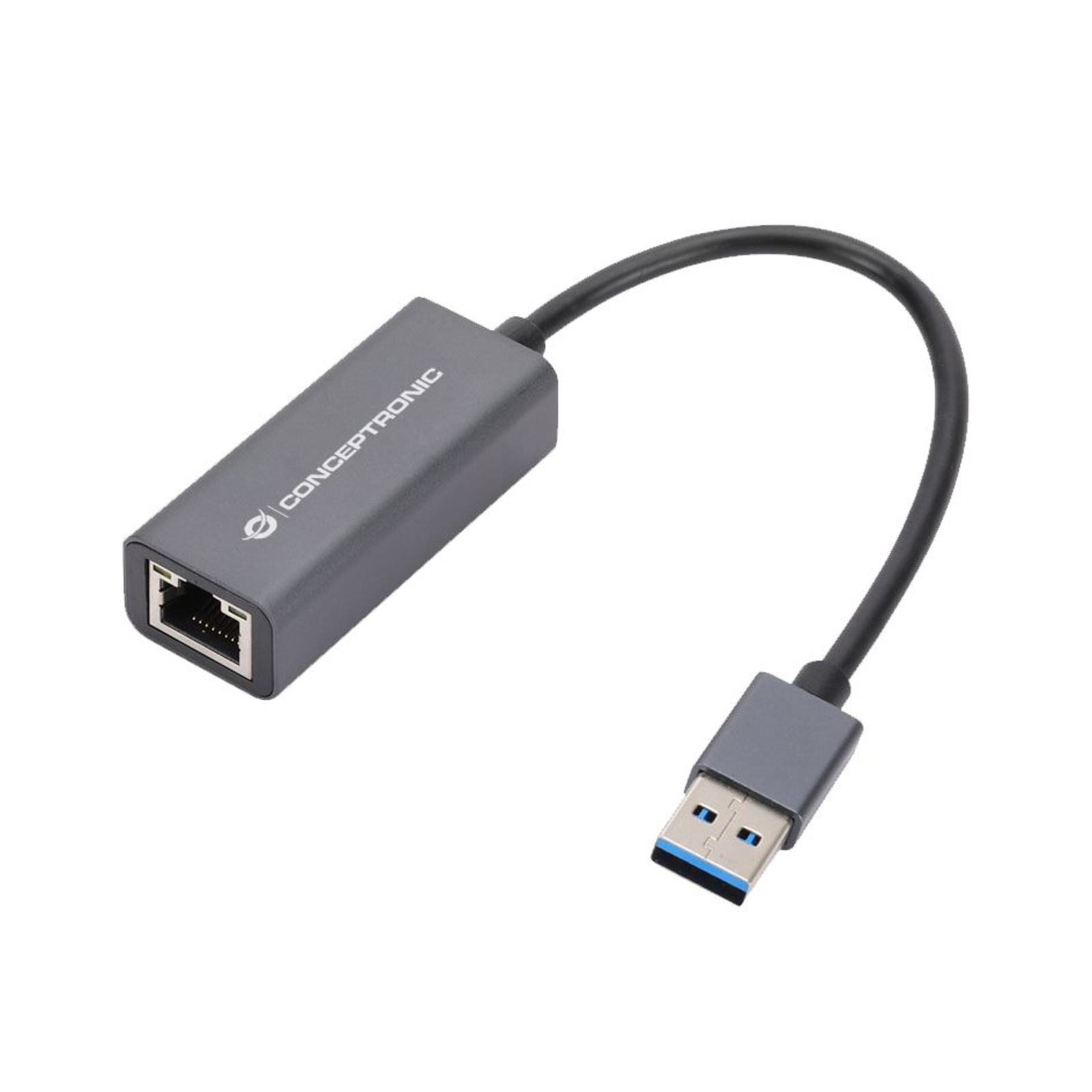 Conceptronic ABBY08G Wired USB Ethernet 1000 Mbit/s Grey