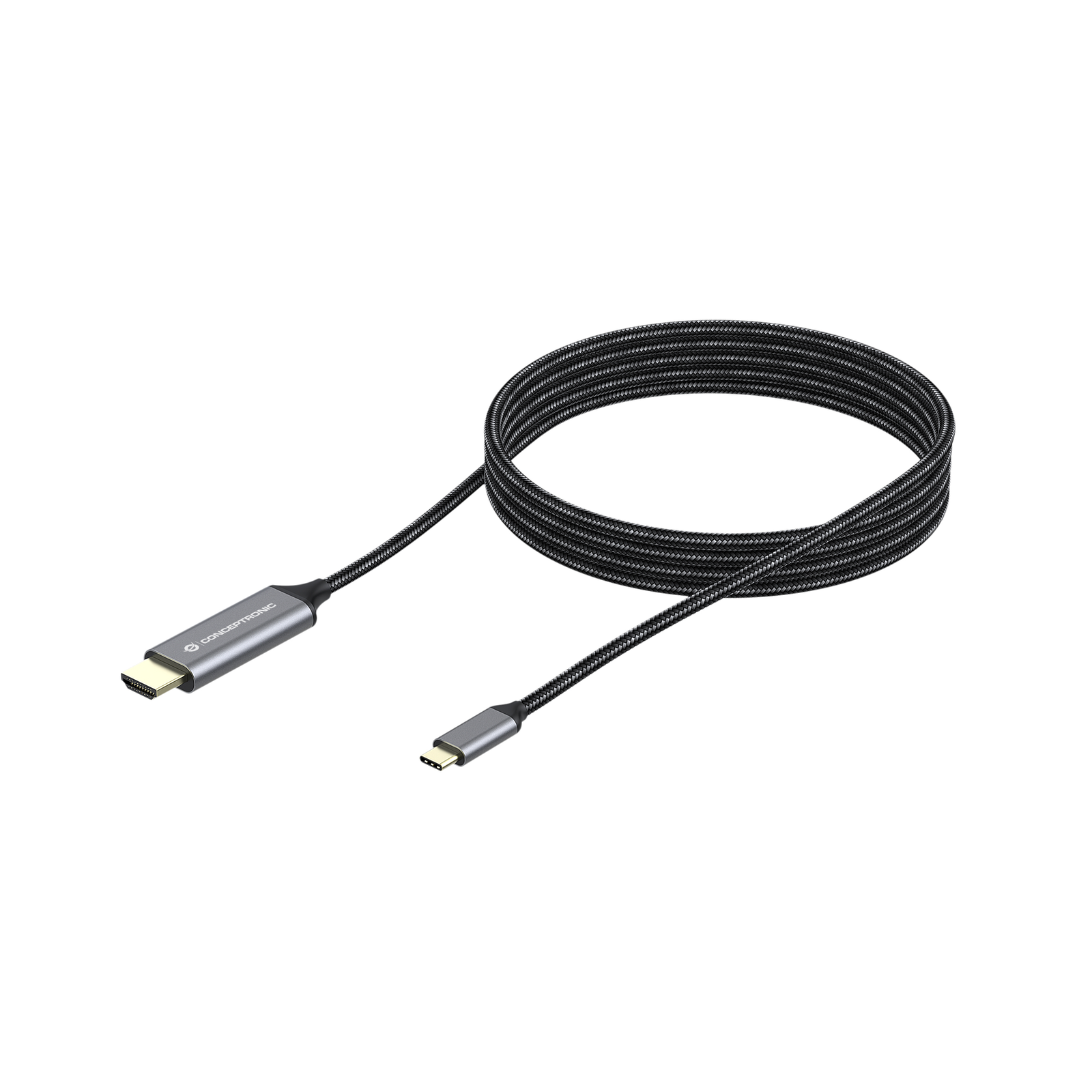 Conceptronic USB-C to HDMI Cable Male to Male 4K 60Hz 2 M USB Type-C HDMI Male Male Straight