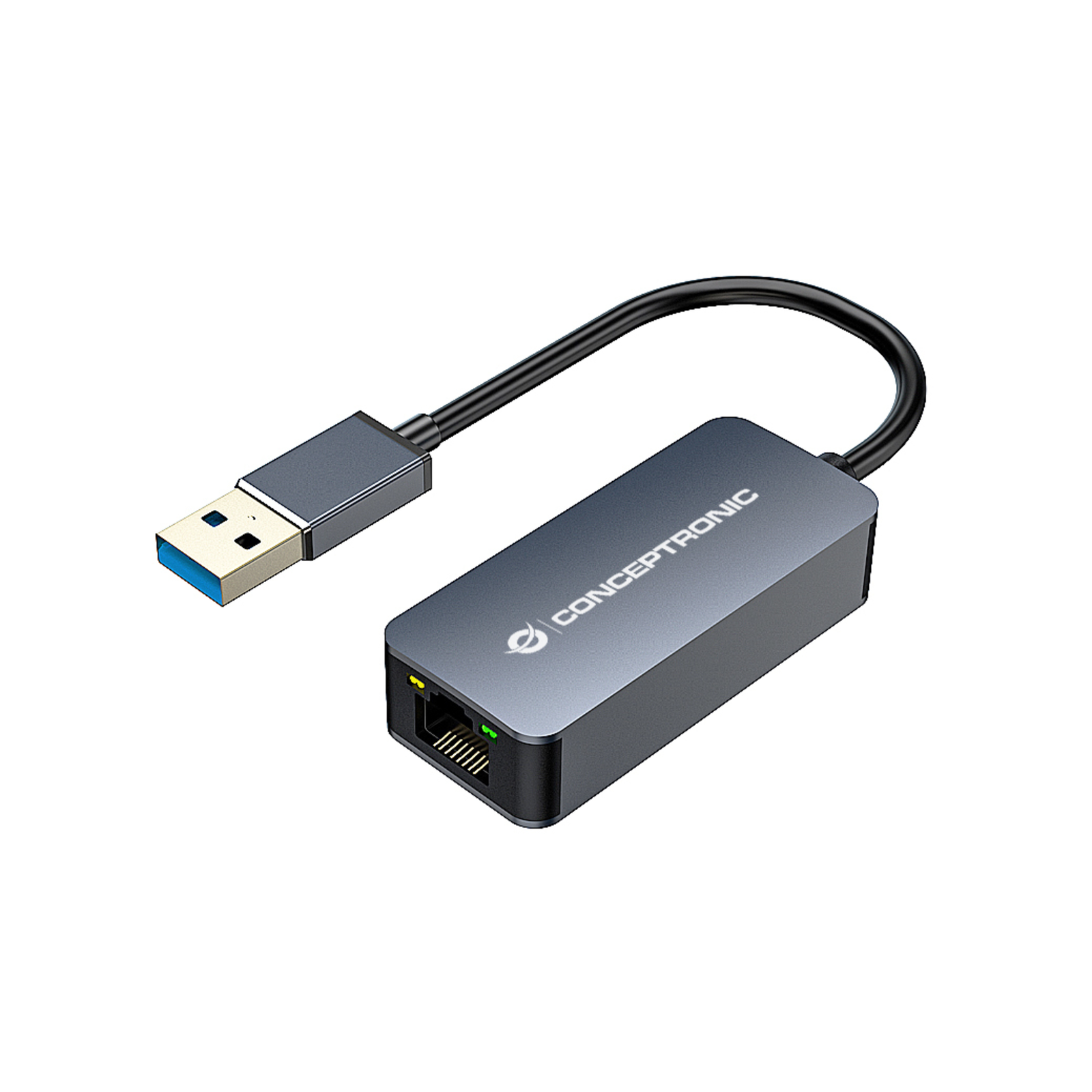 Conceptronic ABBY12G Wired USB Ethernet 2500 Mbit/s Grey