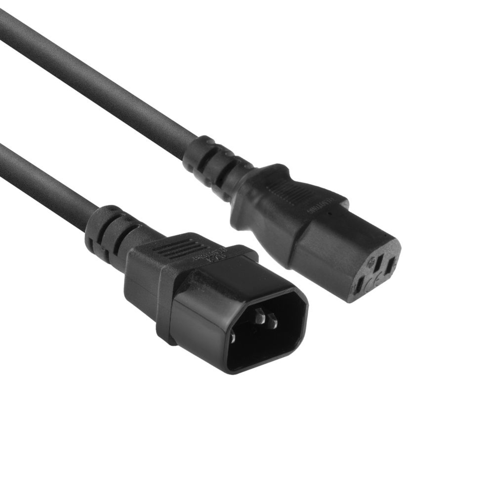 ACT AC3315 Power Cord Black 1.8 M C13 Plug C14 Plug