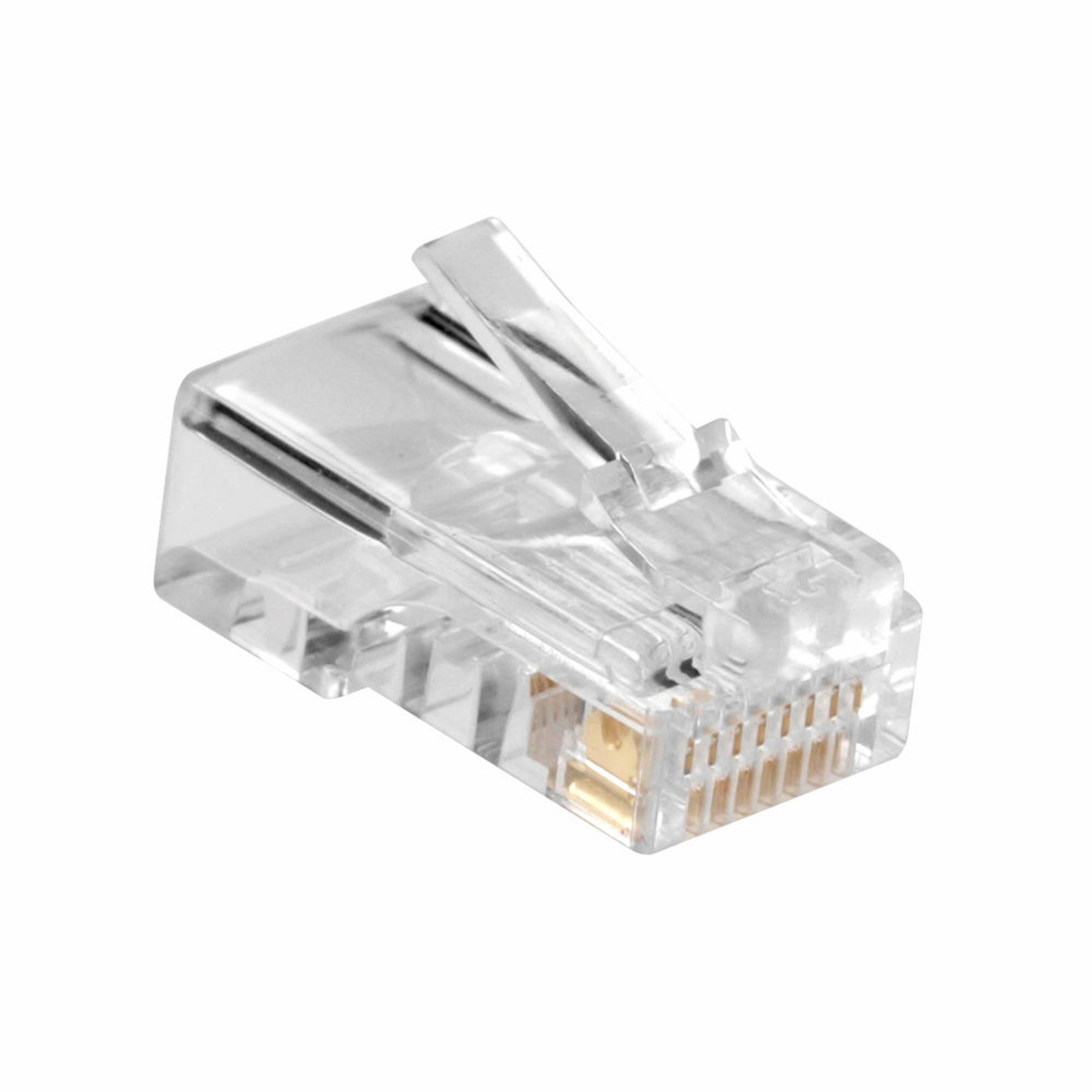 ACT AC4110 Cable Connector RJ45 Silver transparent (10 Pcs)