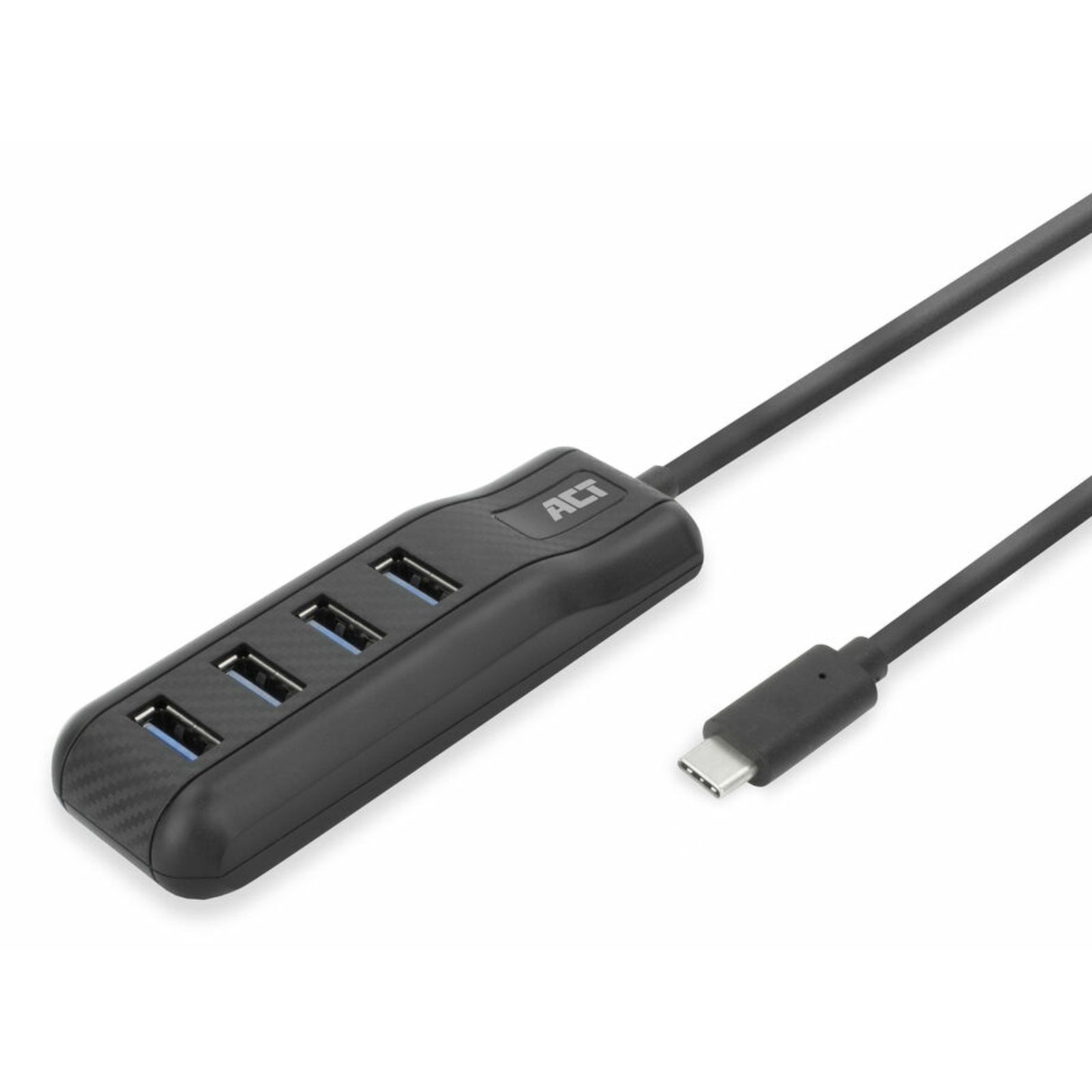 ACT AC6420 Interface Hub USB 3.2 Gen 1 (3.1 Gen 1) Type-C 5000 Mbit/s Black