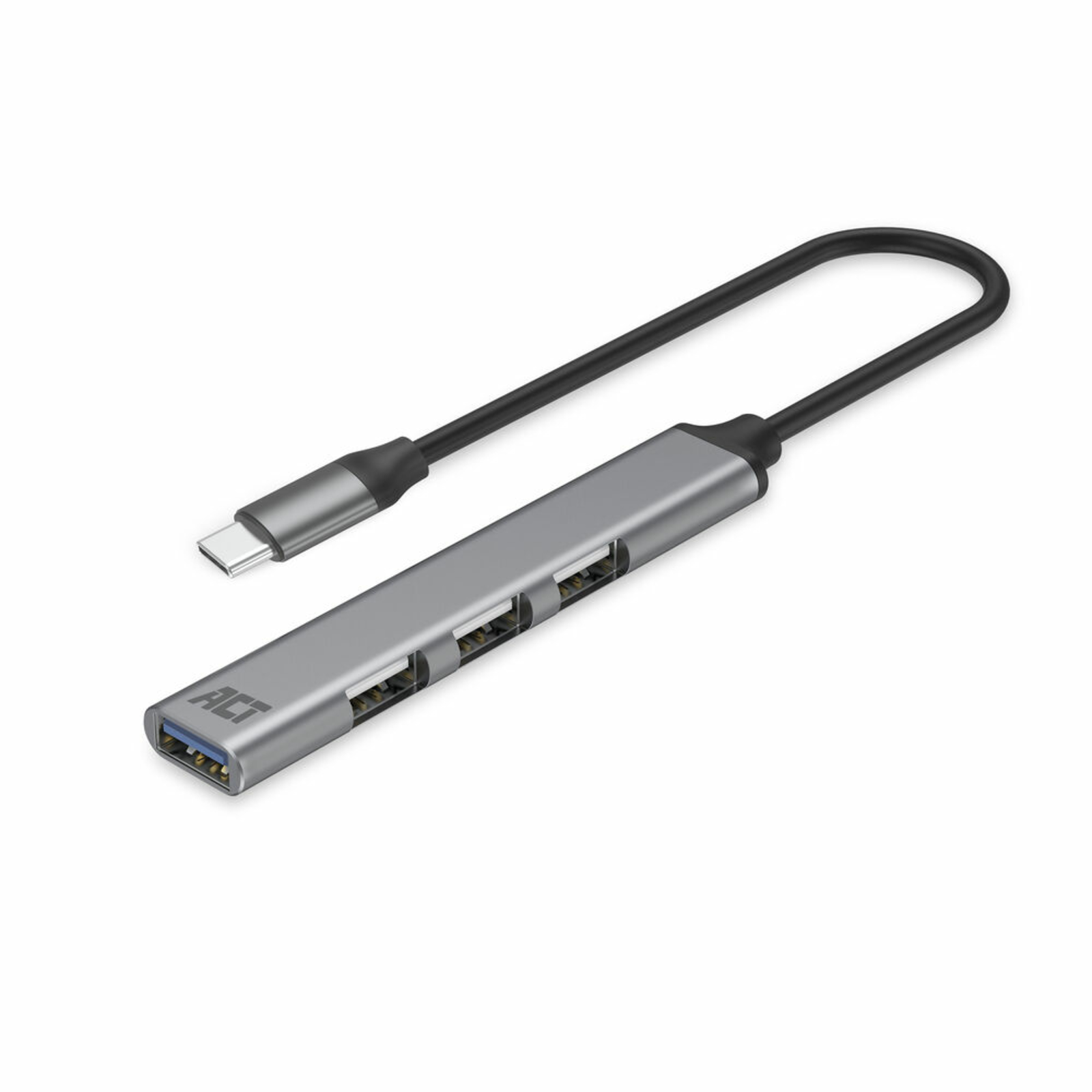 ACT AC6425 Interface Hub USB 3.2 Gen 1 (3.1 Gen 1) Type-C 5000 Mbit/s Grey