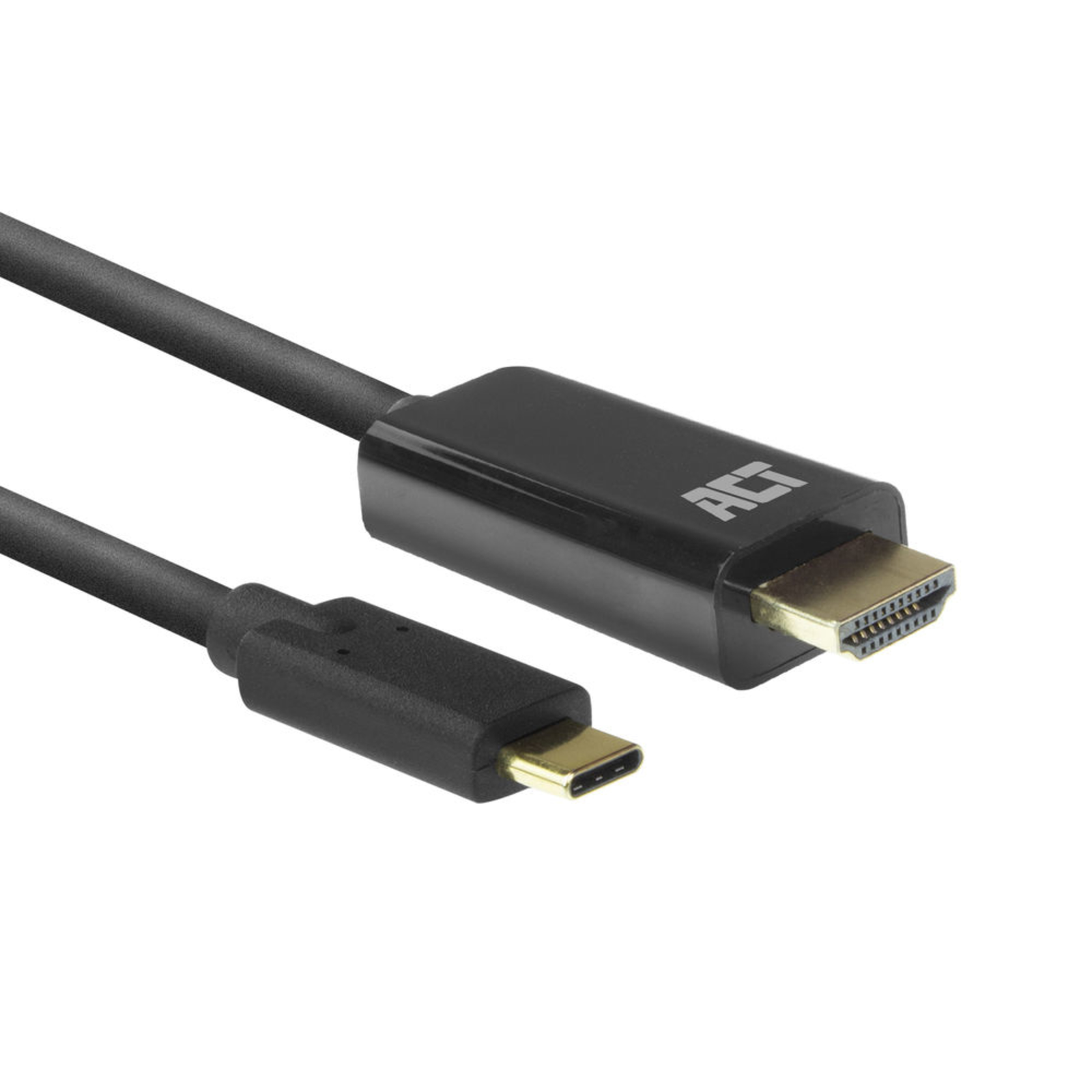 ACT AC7315 Video Cable Adapter 2 M USB Type-C HDMI Type A (Standard) Black