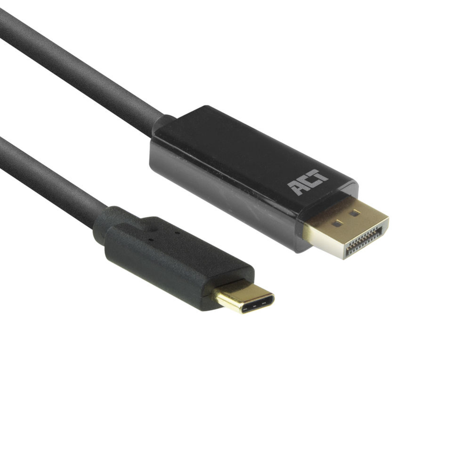 ACT AC7325 Video Cable Adapter 2 M USB Type-C DisplayPort Black