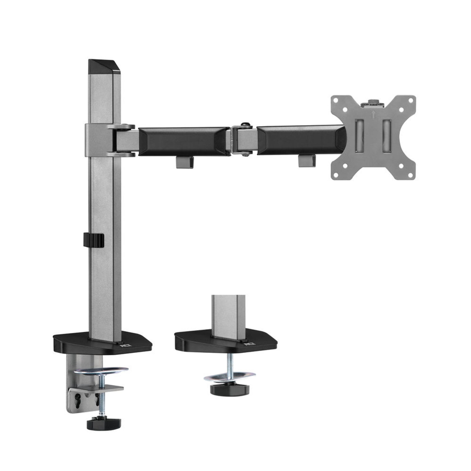 ACT AC8335 Flat Panel Desk Support 81.3 Cm (32inch) Clamp/throughput Silver