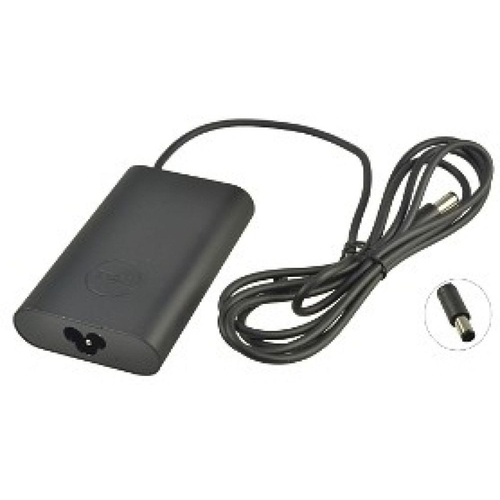Dell AC Adapter 19.5V 3.34A 65W (7.4mmx5.0mm) Includes Power Cable New Style PA-12 Rounded Sides