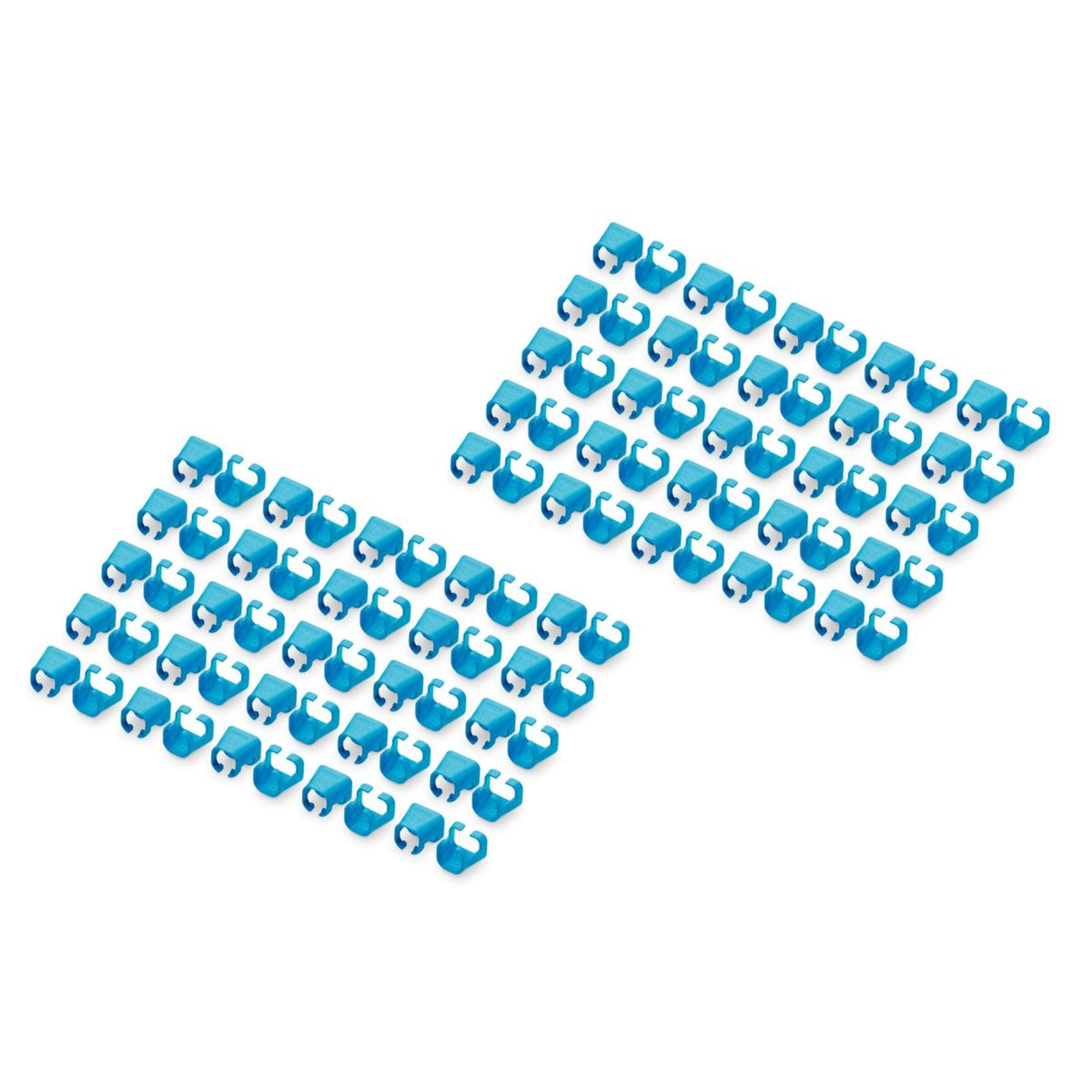 Digitus Cable Clips with Color Coding for Patch Cables Blue Pack of 100