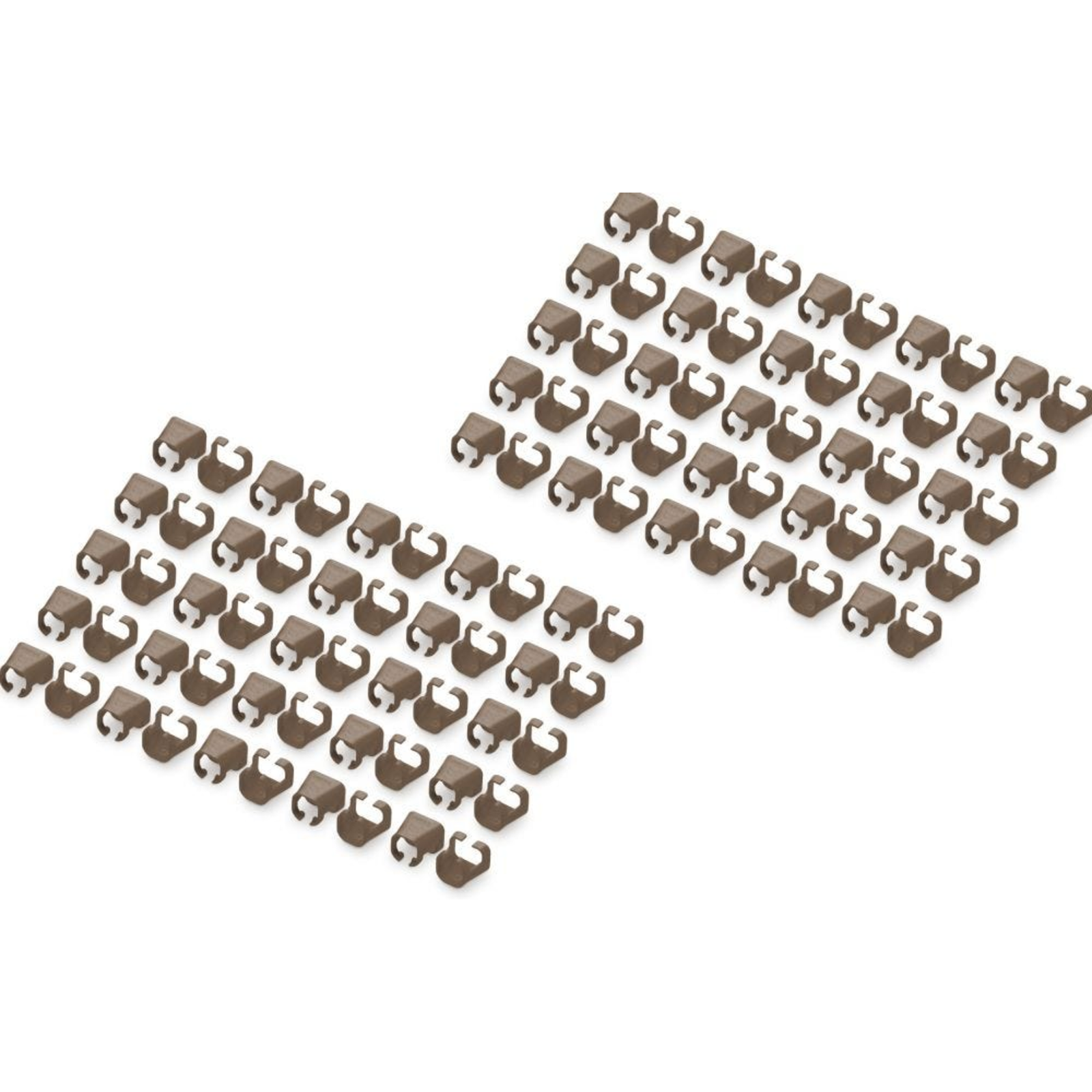 DIGITUS Color Clips for Patch Cable Brown RJ45 Plug Color Brown 100 Pcs (A-CC-BR)