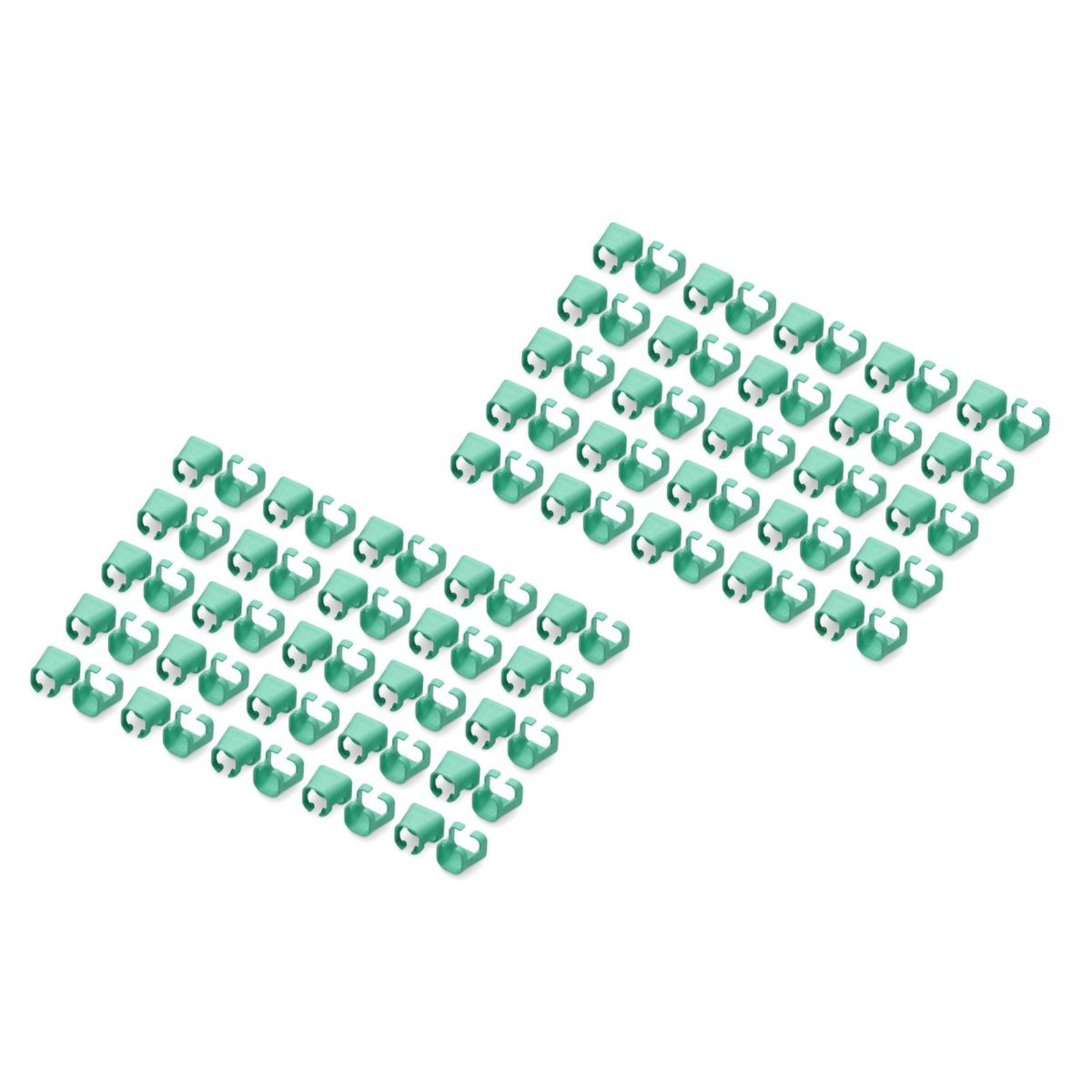 Digitus Cable Clips with Color Coding for Patch Cables Green Pack of 100