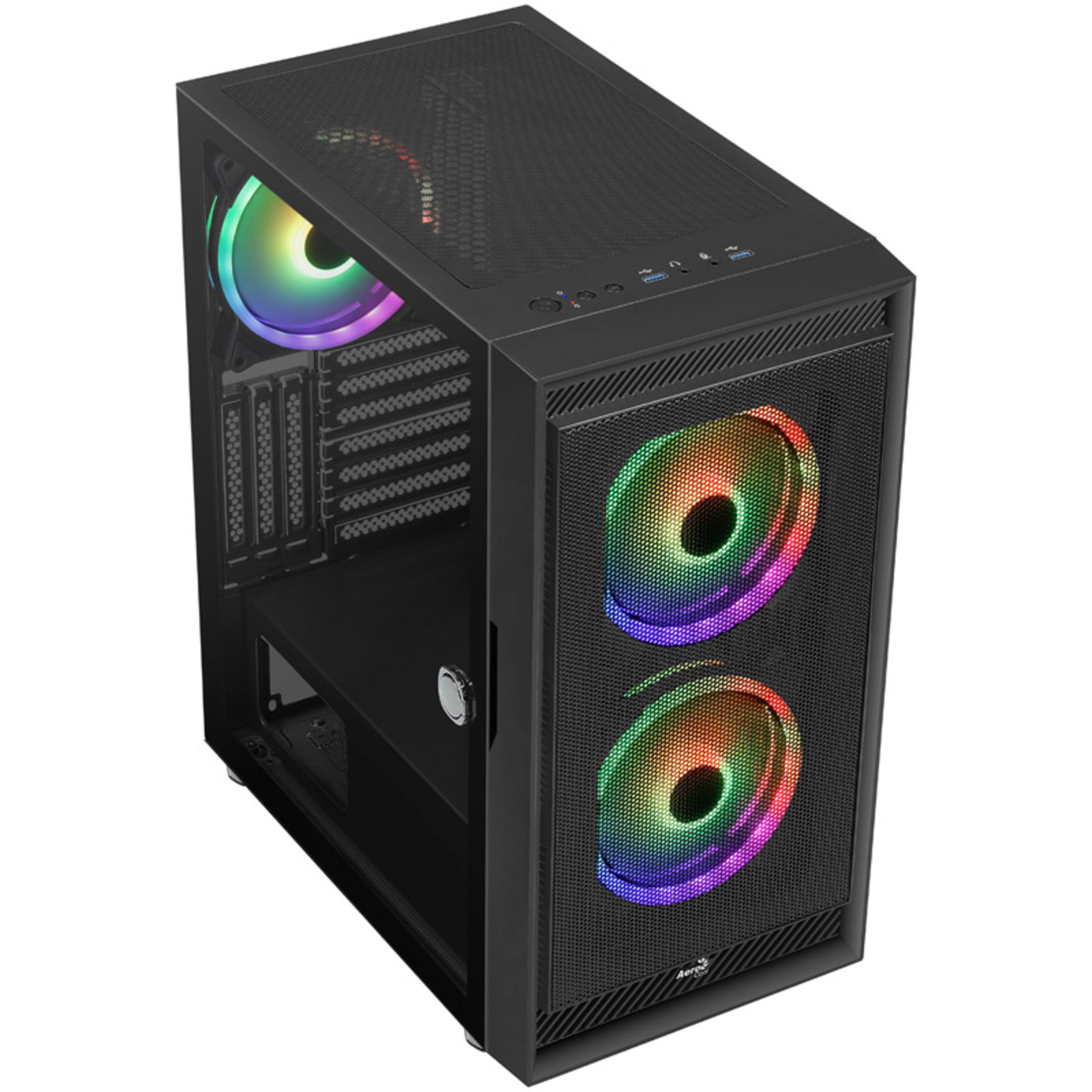 AeroCool Graphite-G-BK-v3 Black PC Case