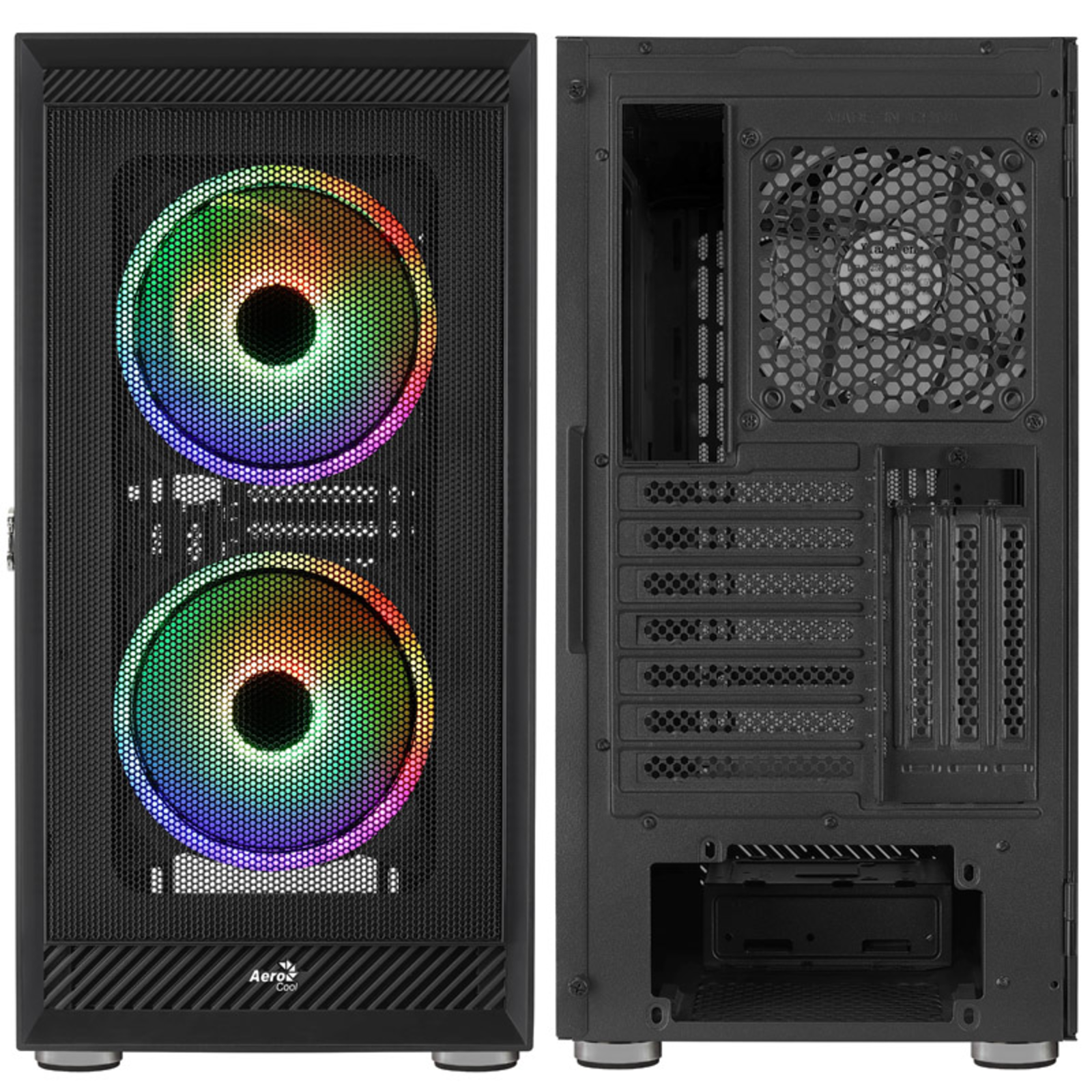 AeroCool Graphite-G-BK-v3 Black PC Case