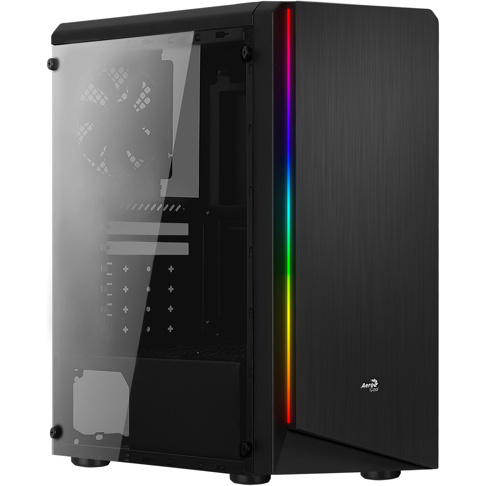 AeroCool Midi Rift Black MicroATX/ATX/MiniITX Case O.N.