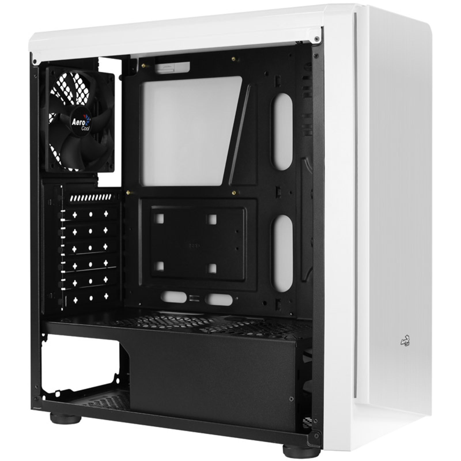 AeroCool Case Midi Rift White MicroATX ATX MiniITX O.N.
