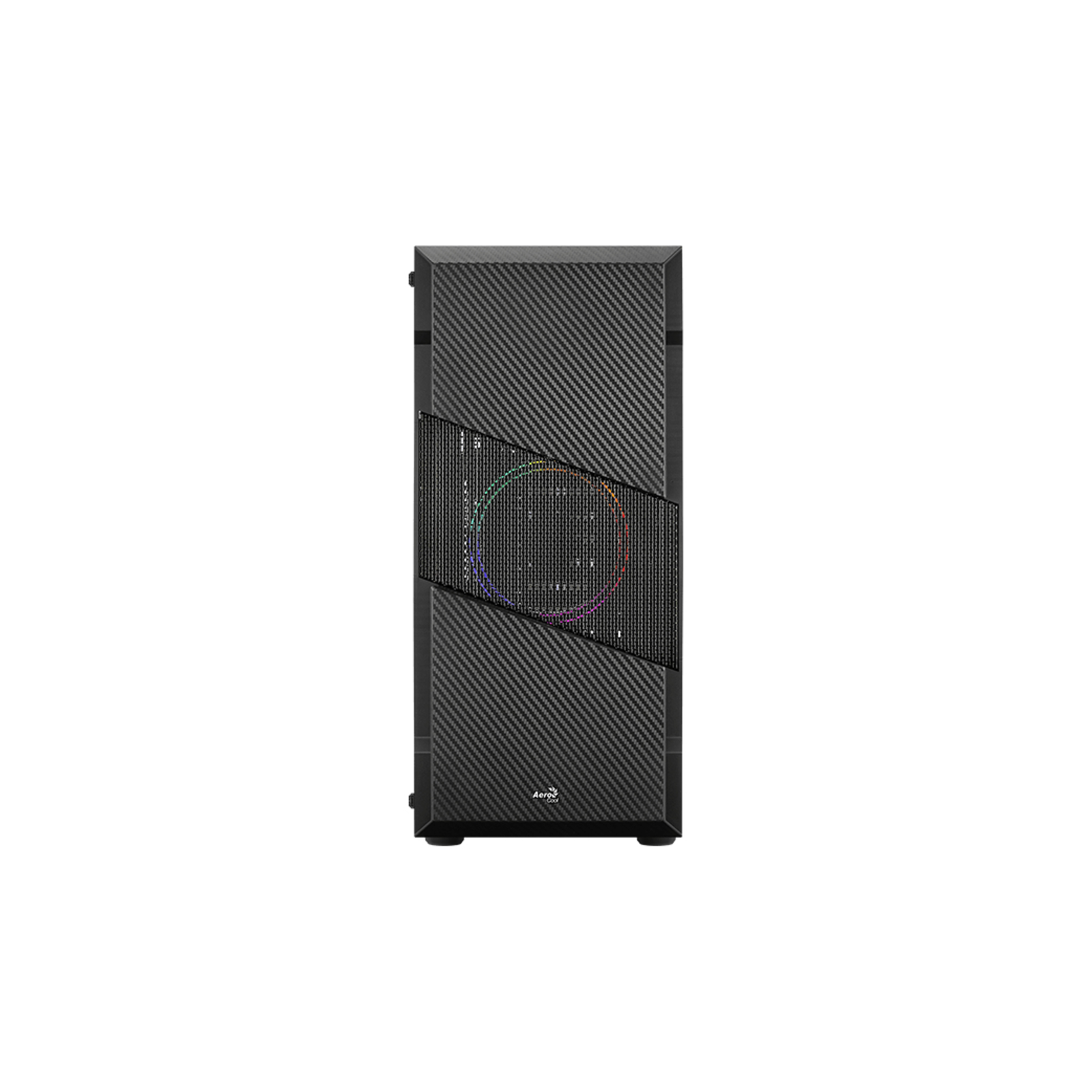 AeroCool Menace Saturn FRGB Midi-Tower Tempered Glass Black