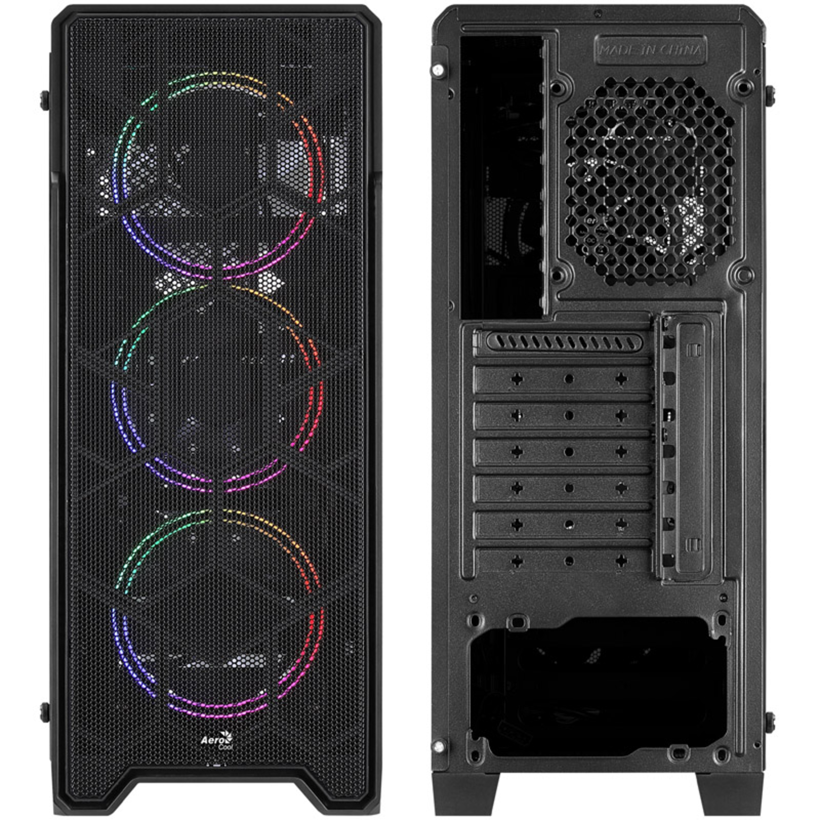AeroCool Case Midi ORE SATURN FRGB Black MicroATX ATX MiniITX