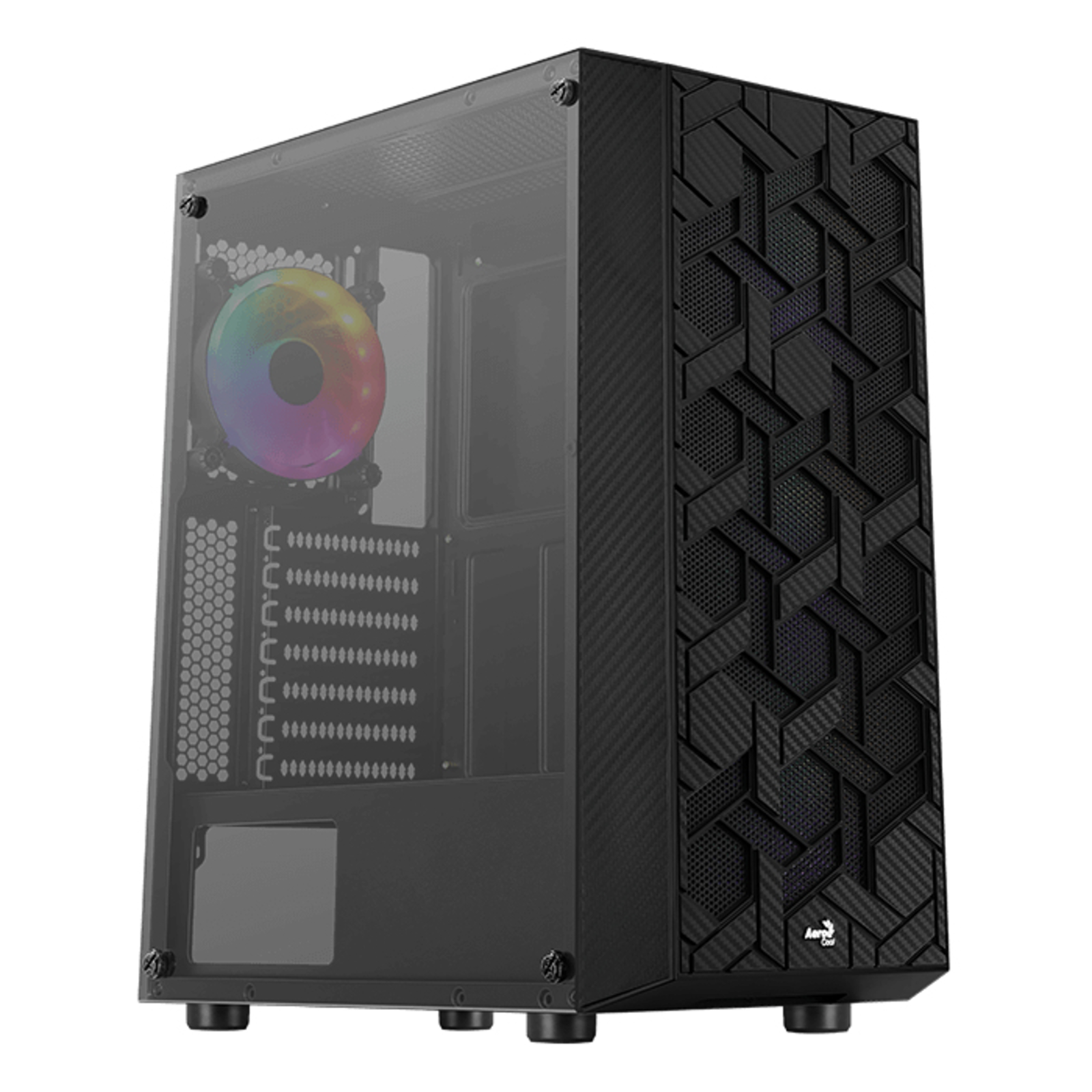 AeroCool Case Midi Hive V3 MicroATX/ATX/MiniITX O.N. 1xFRGB