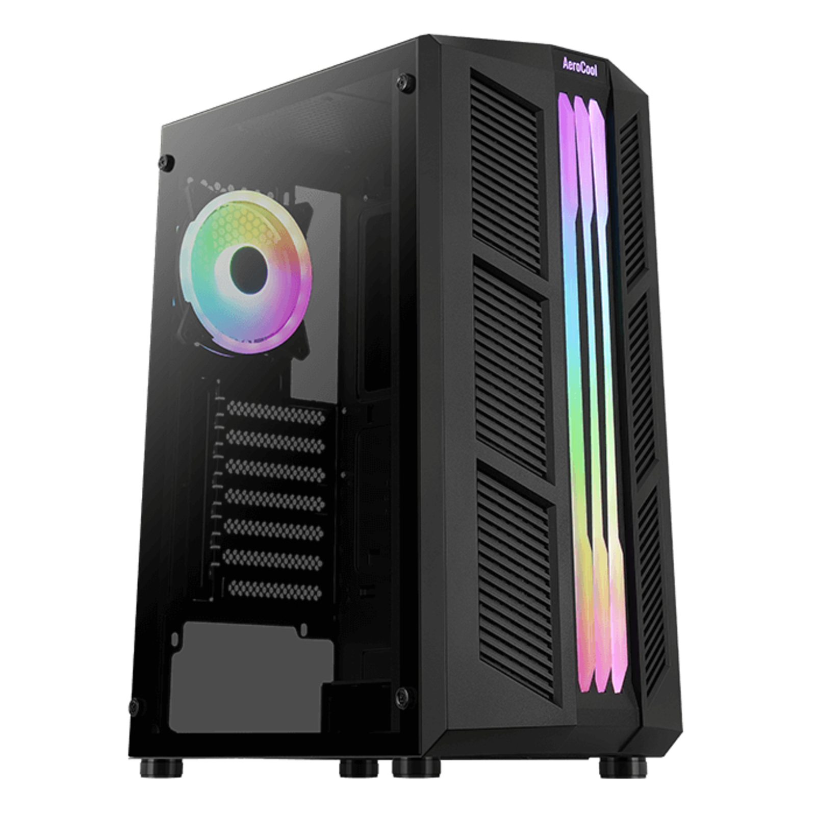 AeroCool Prime ARGB ATX No Power Supply Black