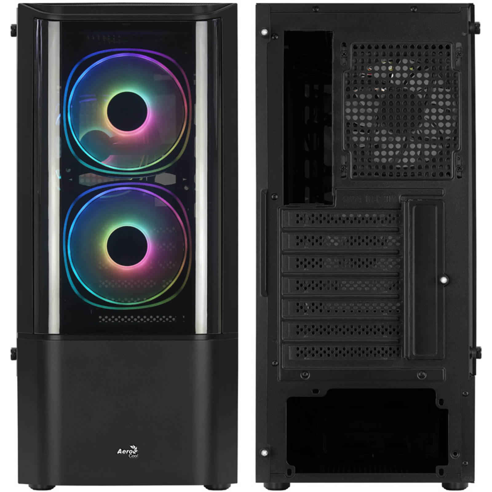 AeroCool Midi Quantum V3 Black MicroATX/ATX/MiniITX Case