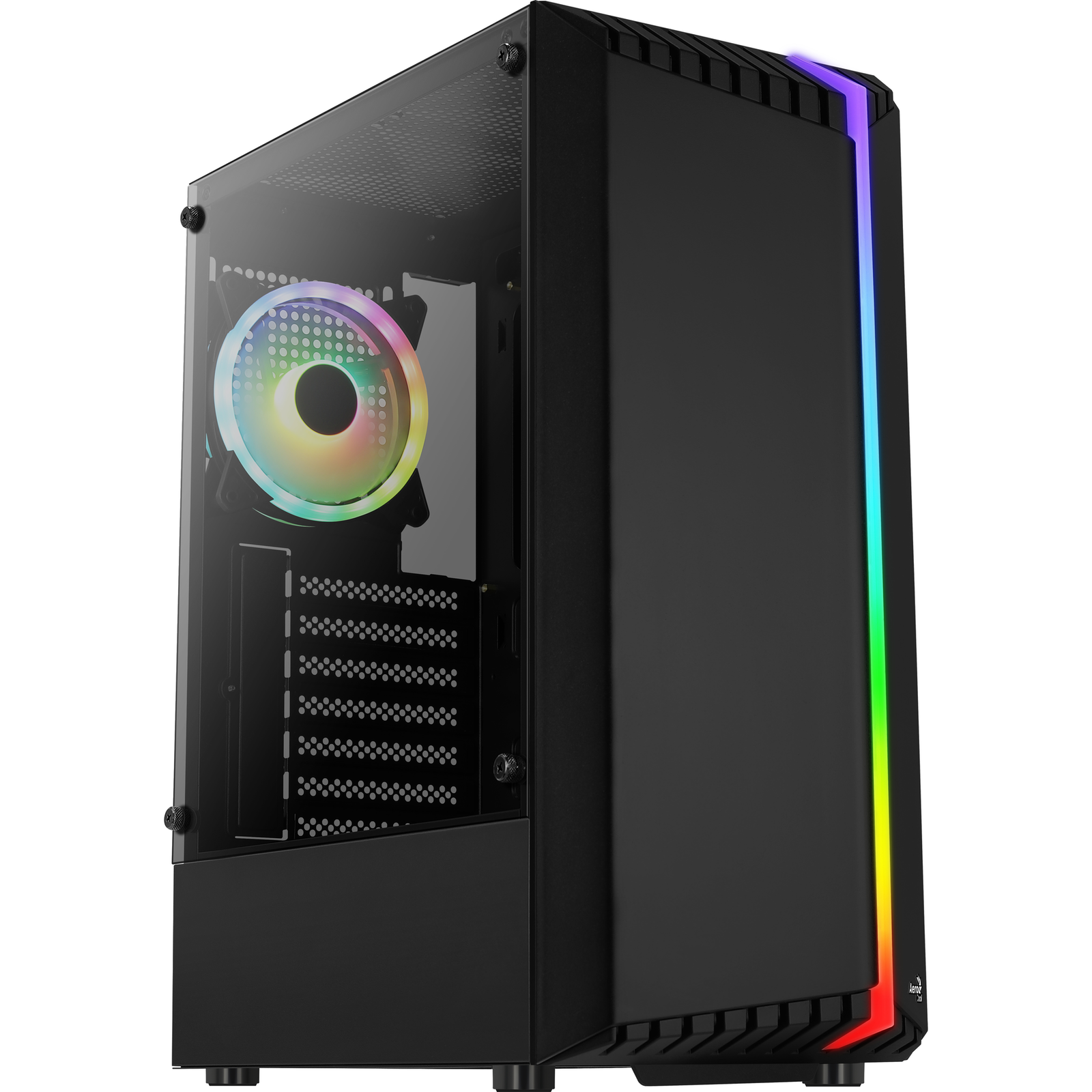 AeroCool Bionic-G V2 TG Black Tempered Glass
