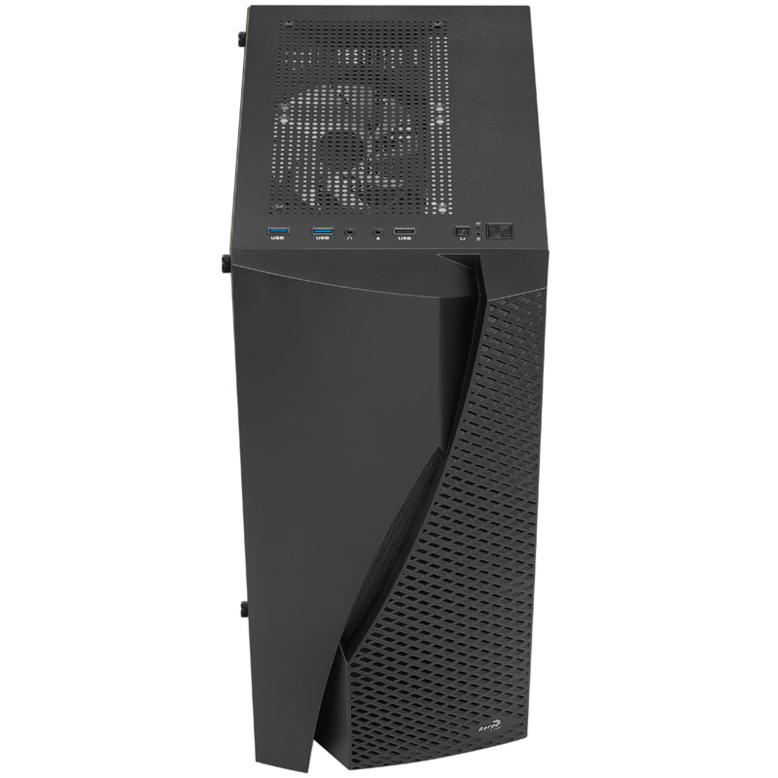 AeroCool Wave-G-BK-v3 Black Tempered Glass