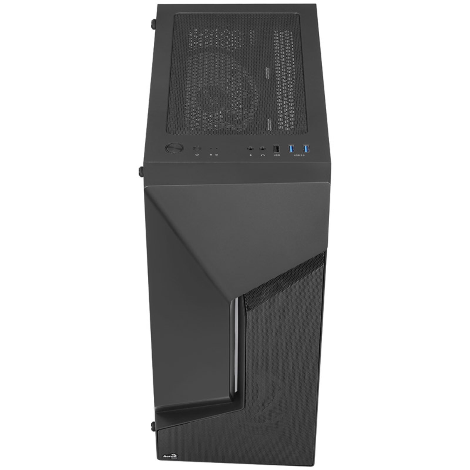 AeroCool Scape-G-BK-v2 Midi-Tower Tempered Glass FRGB Black