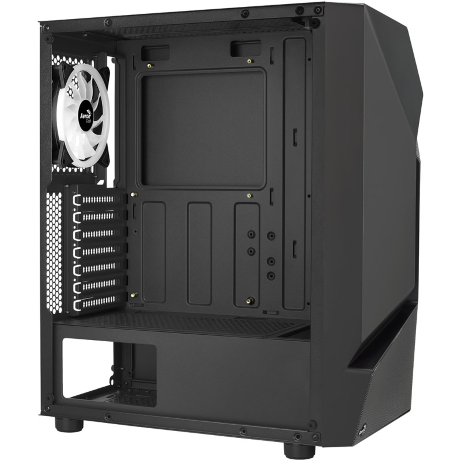 AeroCool Scape-G-BK-v3 Midi-Tower Tempered Glass ARGB Black