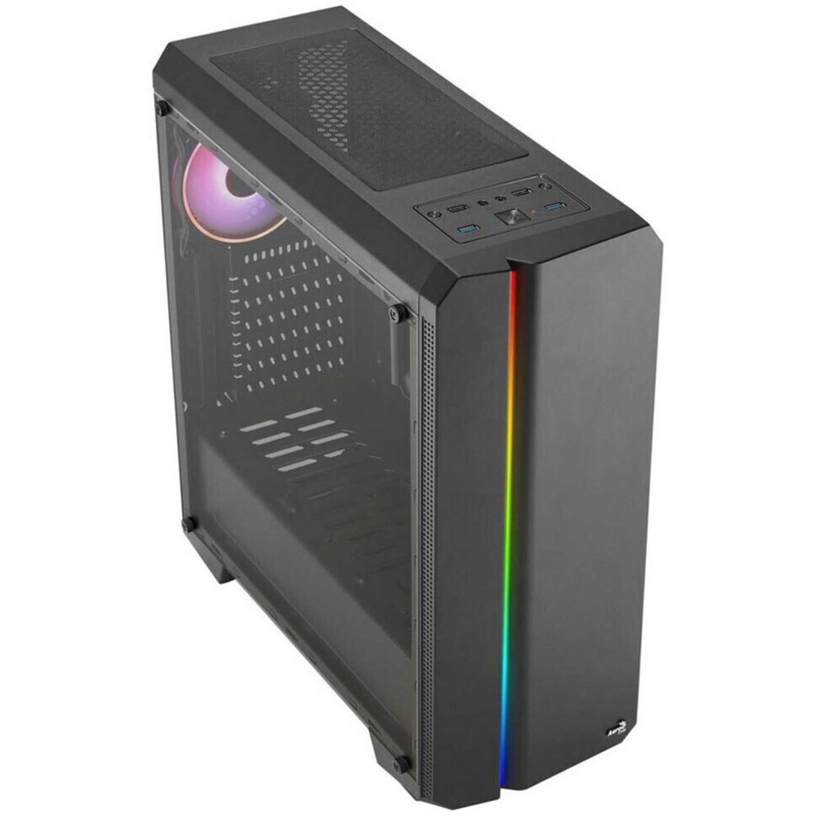 AeroCool Genesis ARGB Black Acrylic Side Panel
